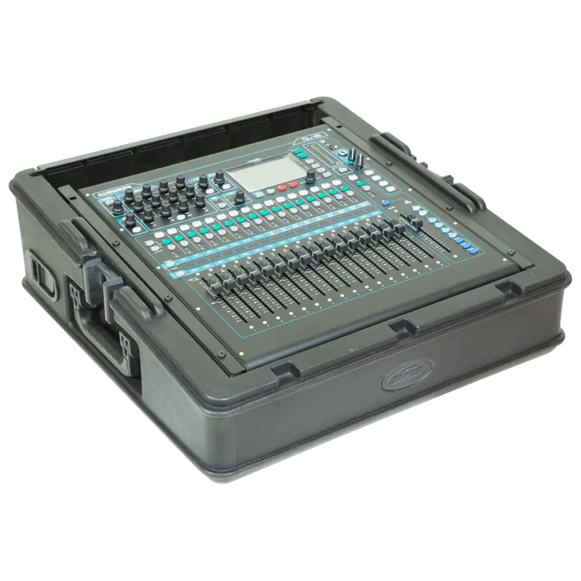 SKB Roto Rack/Mixer Top Console, 10U Slanted Rackmount with, Hard Lid and Door - VMInnovations