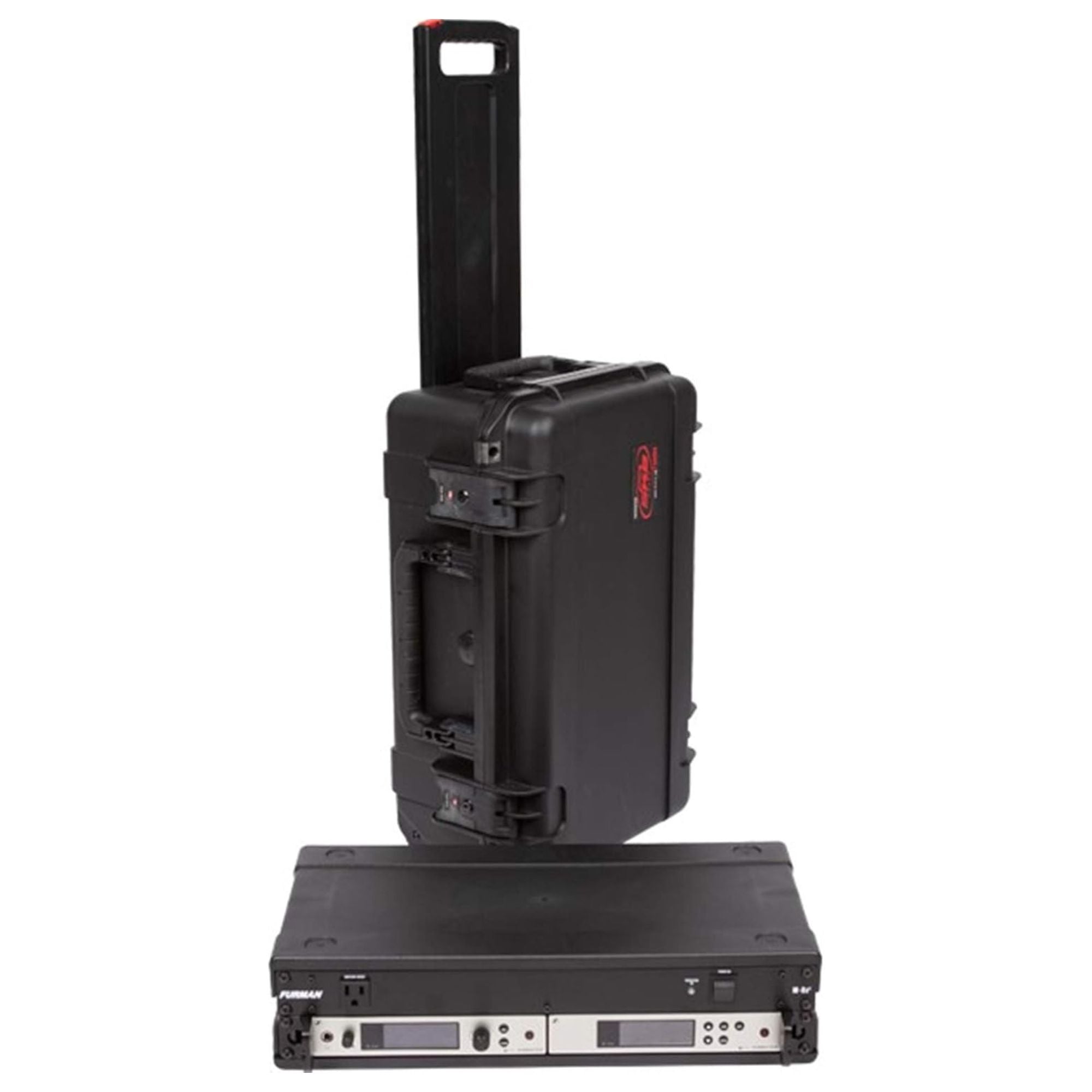 SKB iSeries 2U Shallow Fly Rack, Waterproof Polypropylene Hard Case, 9 Inch - VMInnovations
