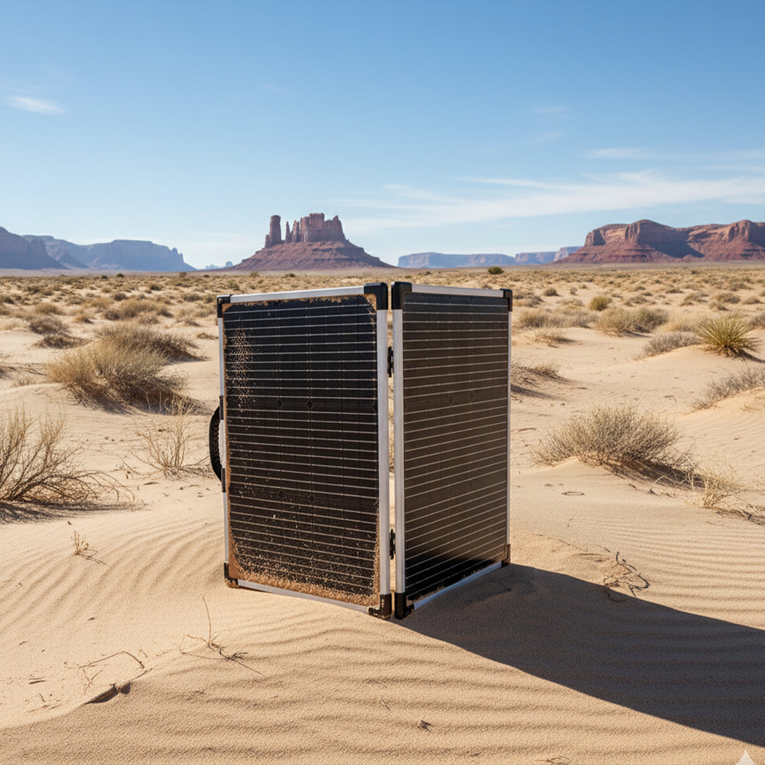 Lion Energy 100 Watt 12V Portable Solar Panel for RV, Outdoor Camping and Travel - VMInnovations
