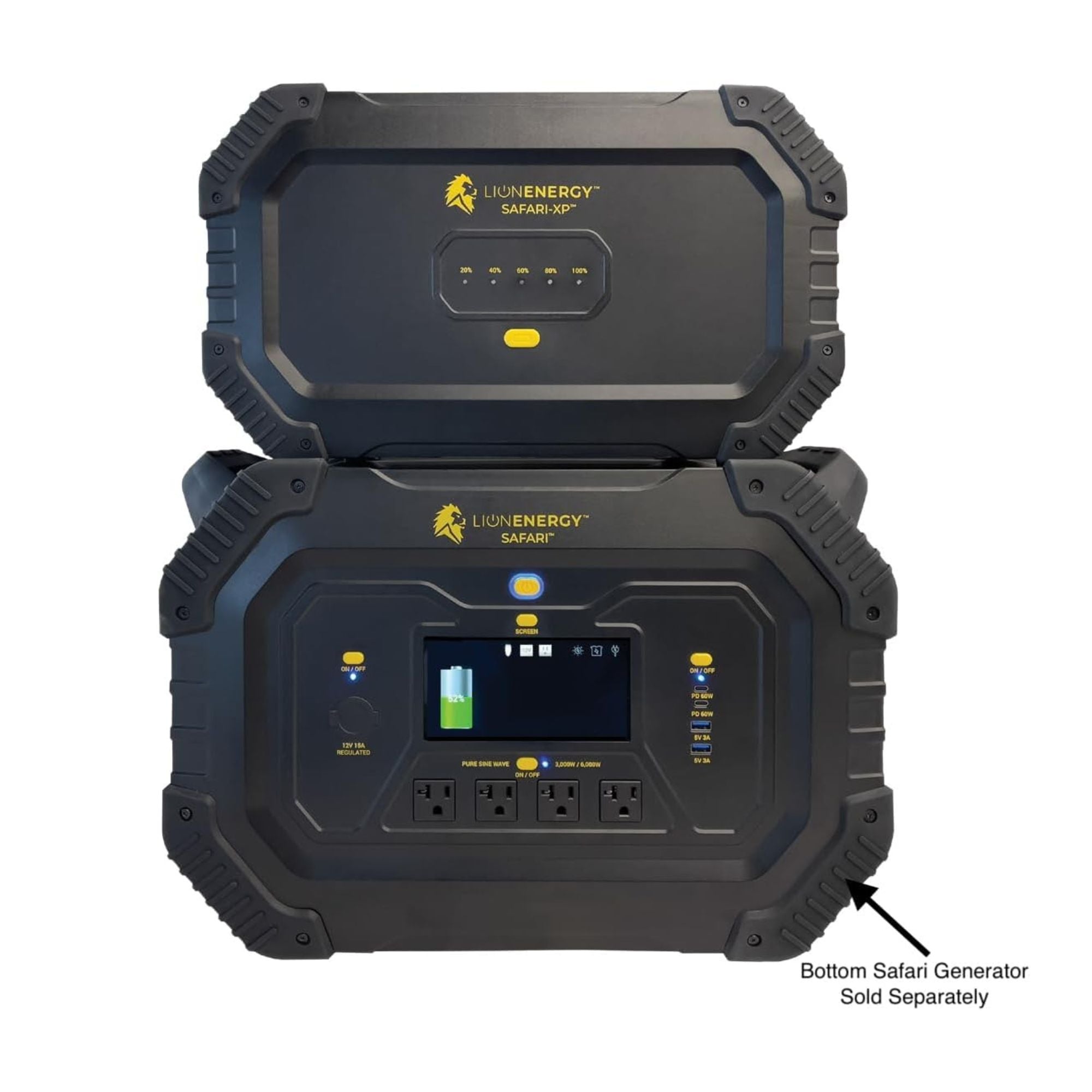 Lion Energy Expansion XP, Portable Power Station, 4300 Wh Capacity (Open Box) - VMInnovations
