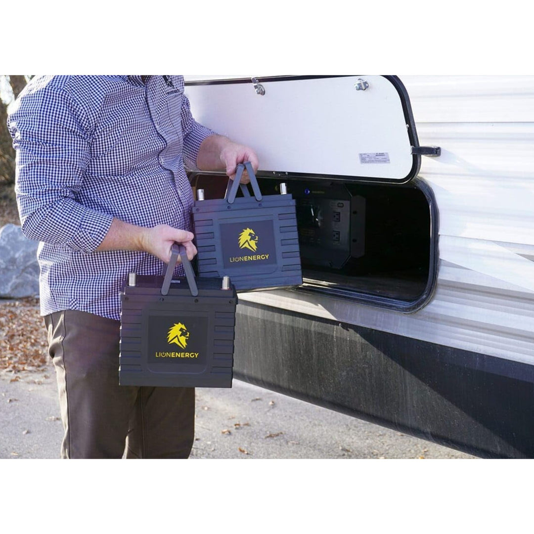 Lion Energy Lithium Rechargeable Deep Cycle Battery Bluetooth Heater UT1300BTHTR - VMInnovations