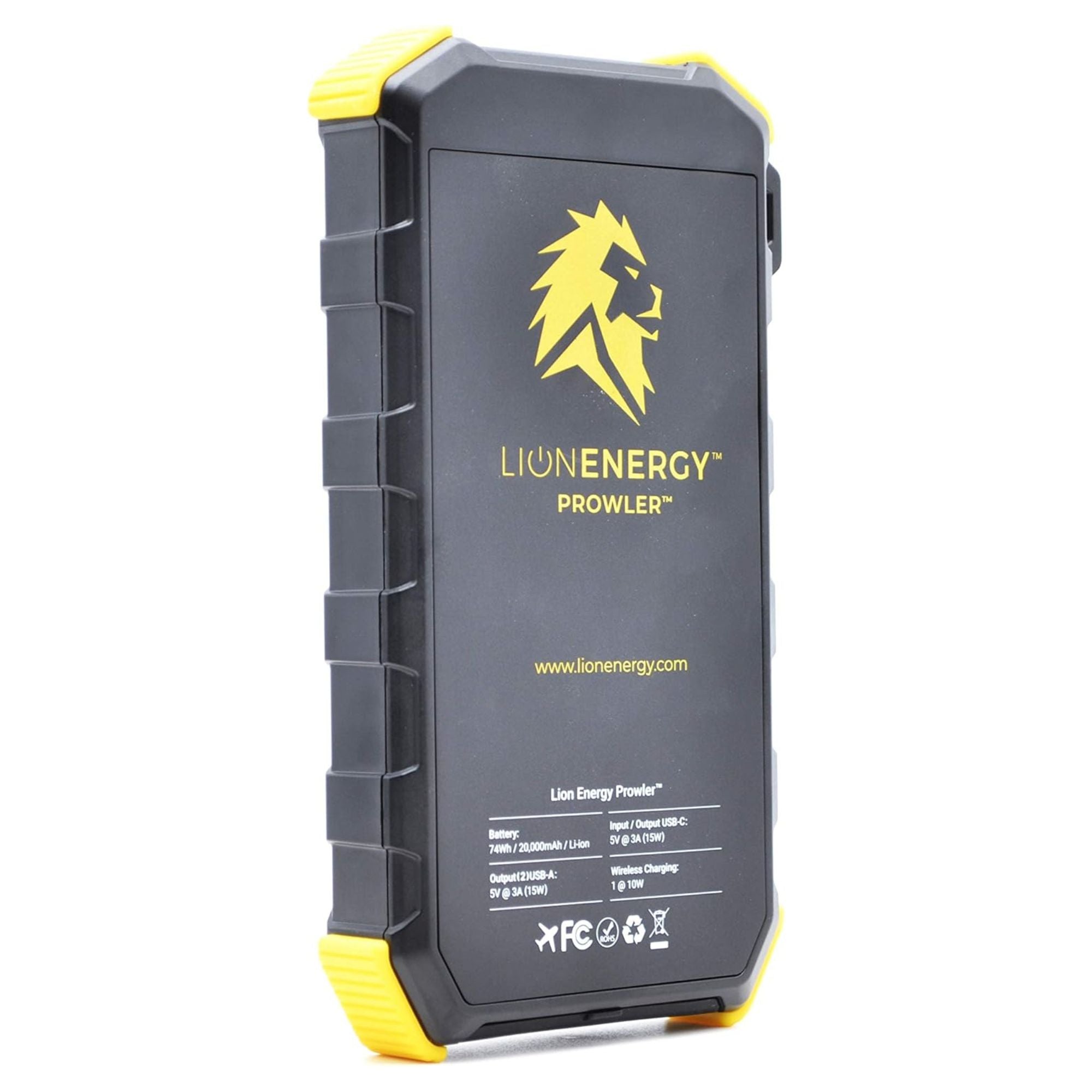 Lion Energy Prowler Power Bank, Portable Phone Charger w/Flashlight (Open Box) - VMInnovations