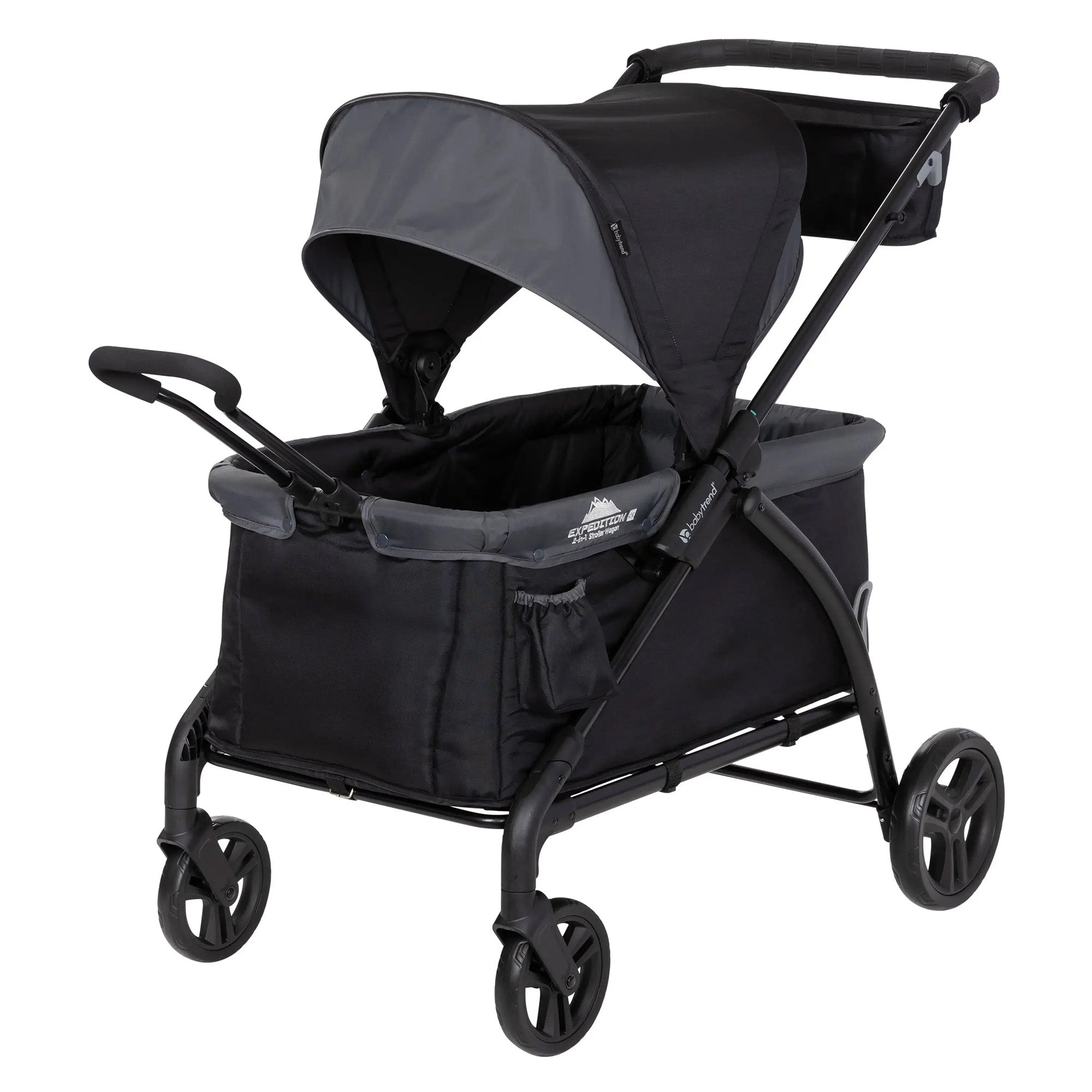 Baby Trend Expedition 2 in 1 Push or Pull Stroller Wagon w/ Canopy, (Open Box)