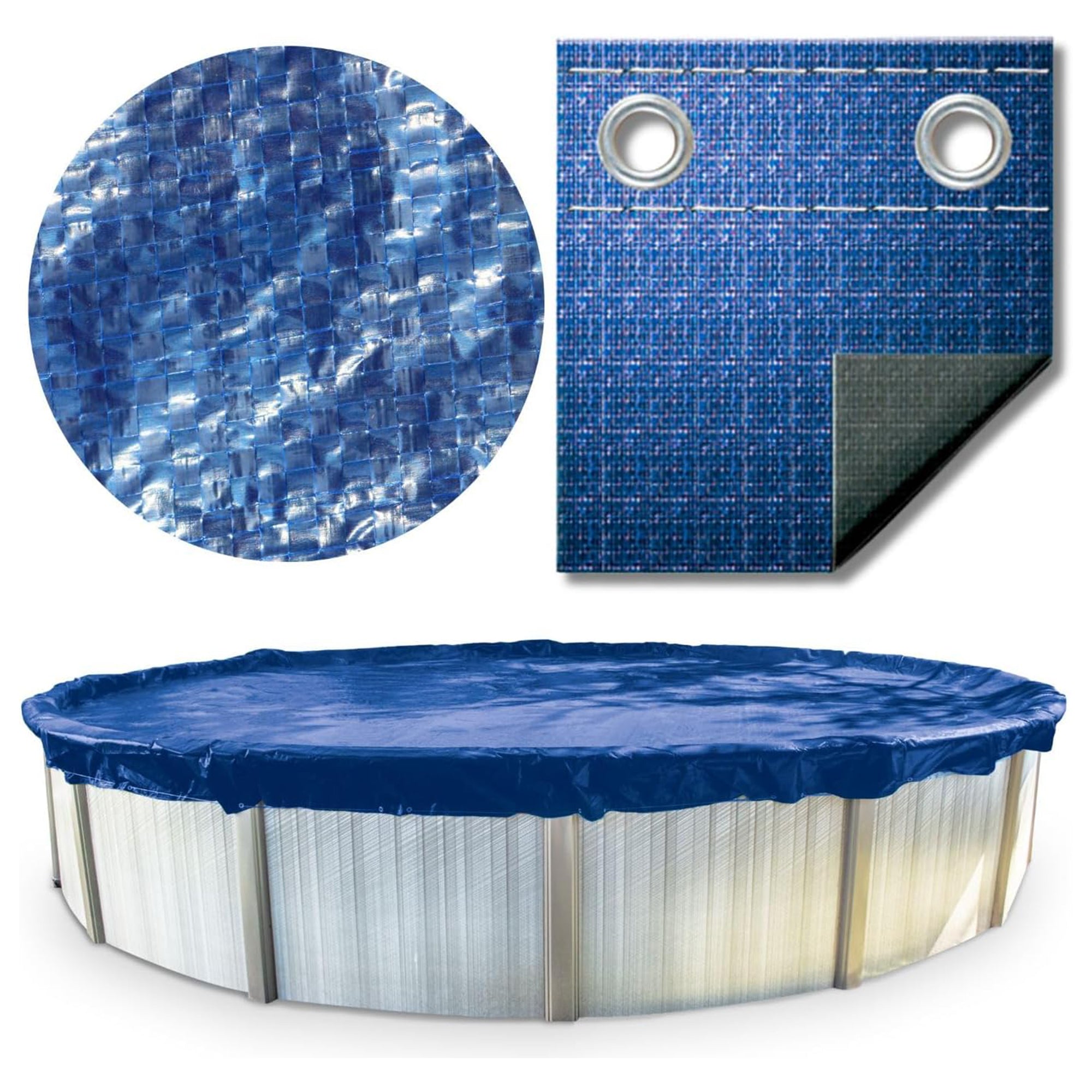 Swimline Hydrotools Supreme Guard Winter Cover, 10x16' Above Ground Oval Pools - VMInnovations