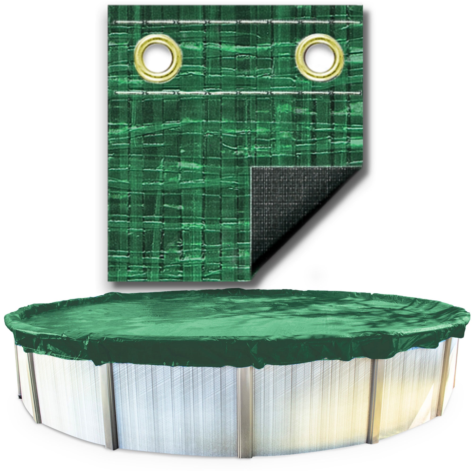 Swimline 24 Foot Round RipStopper Above and InGround Swimming Pool Cover | RIG24 - VMInnovations