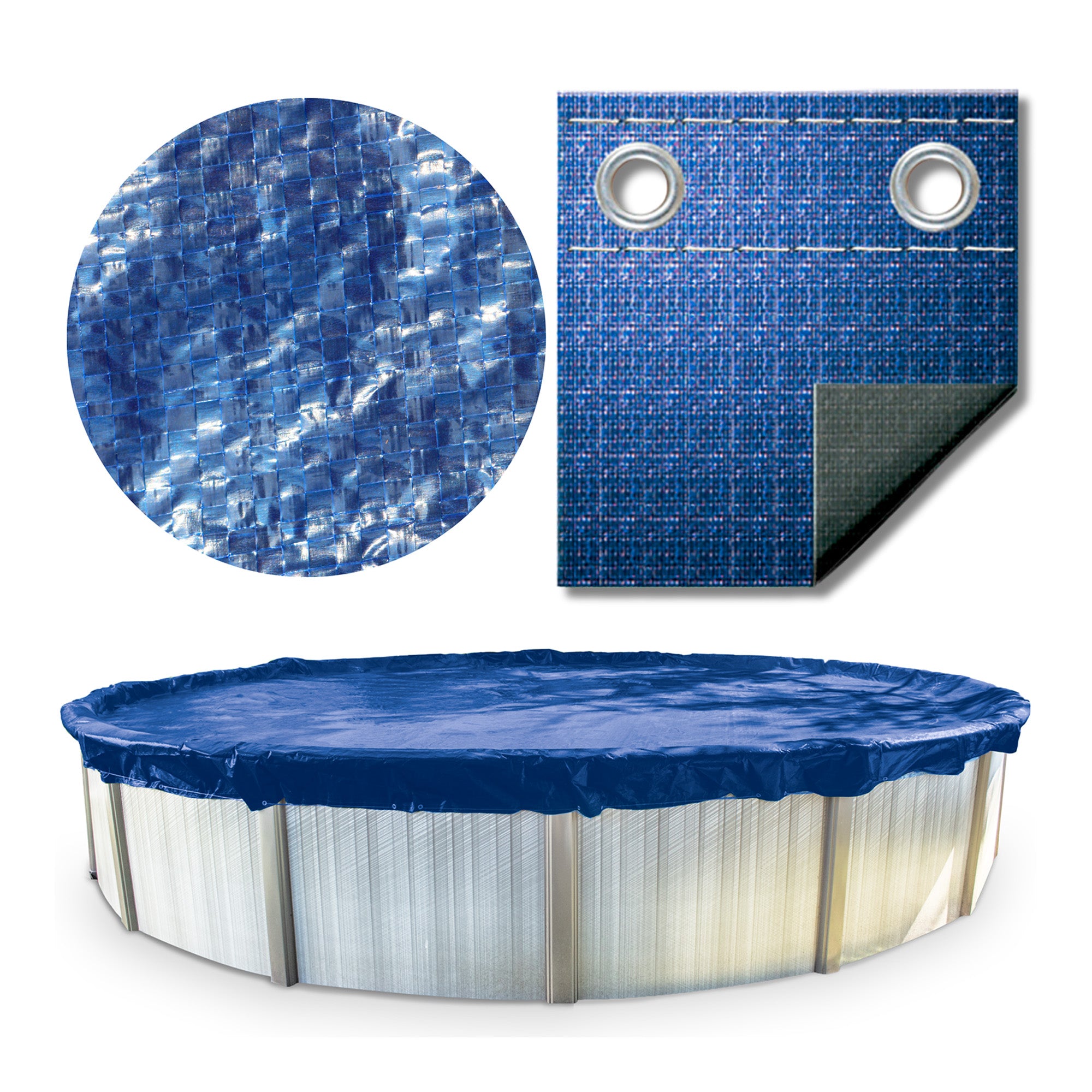 Swimline Hydrotools Supreme Guard Winter Cover for 12' x 18' Above Ground Pools - VMInnovations