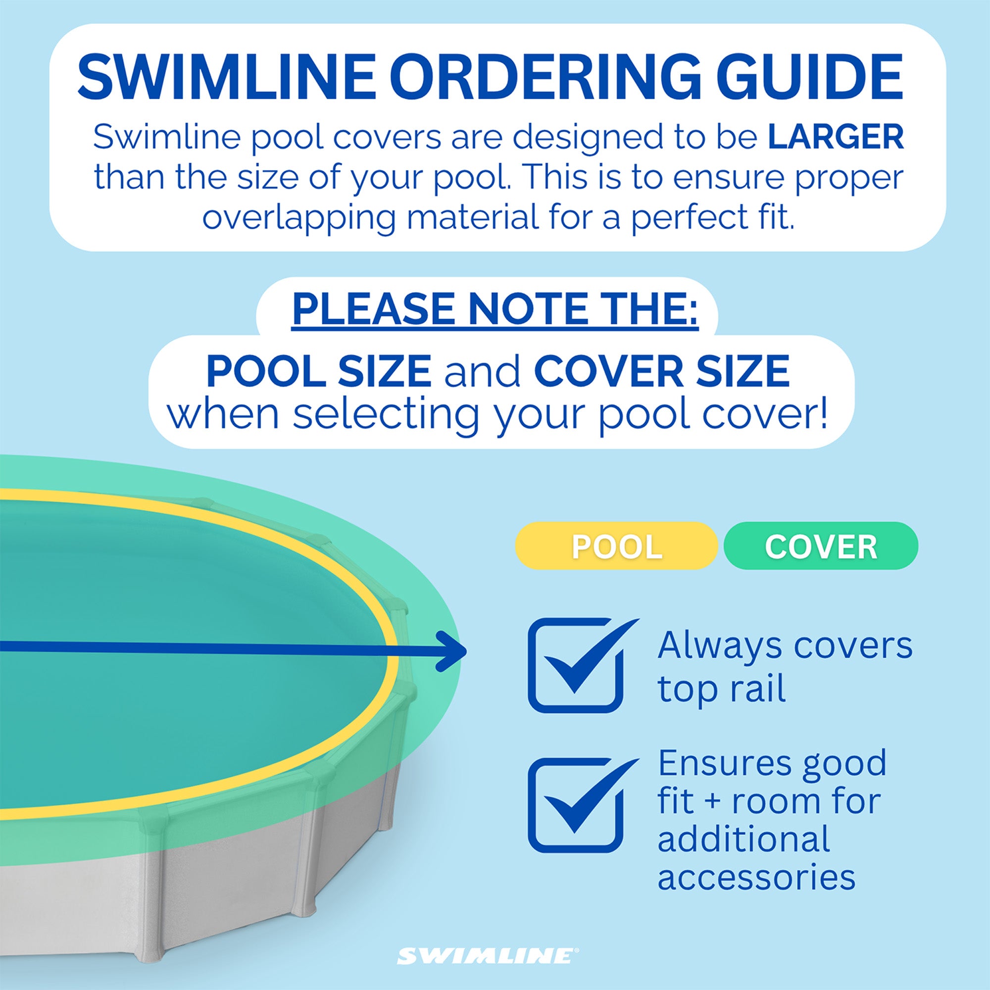 Swimline Hydrotools Supreme Guard Winter Cover for 12' x 18' Above Ground Pools