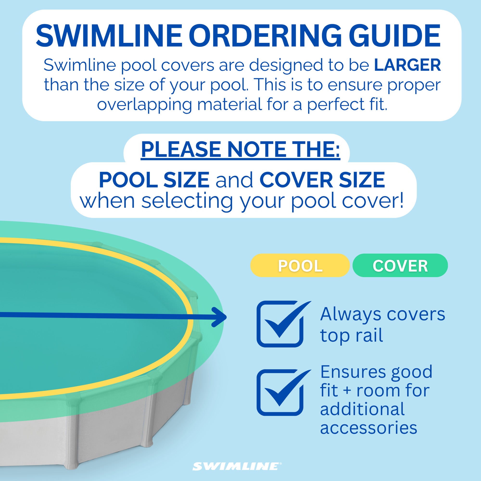 Swimline Hydrotools Supreme Guard Winter Cover for 12' x 20' Above Ground Pools