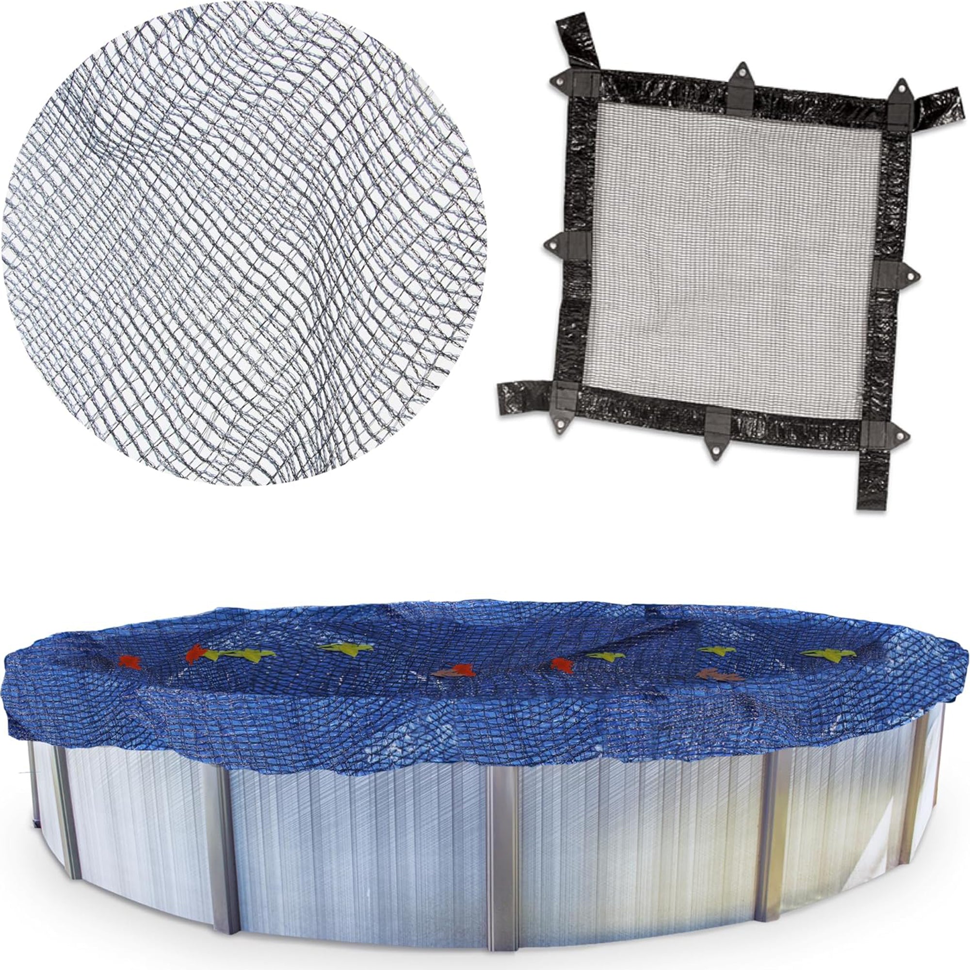 Swimline Hydrotools Leaf Net Winter Pool Cover for 30 Ft Above Ground Pools