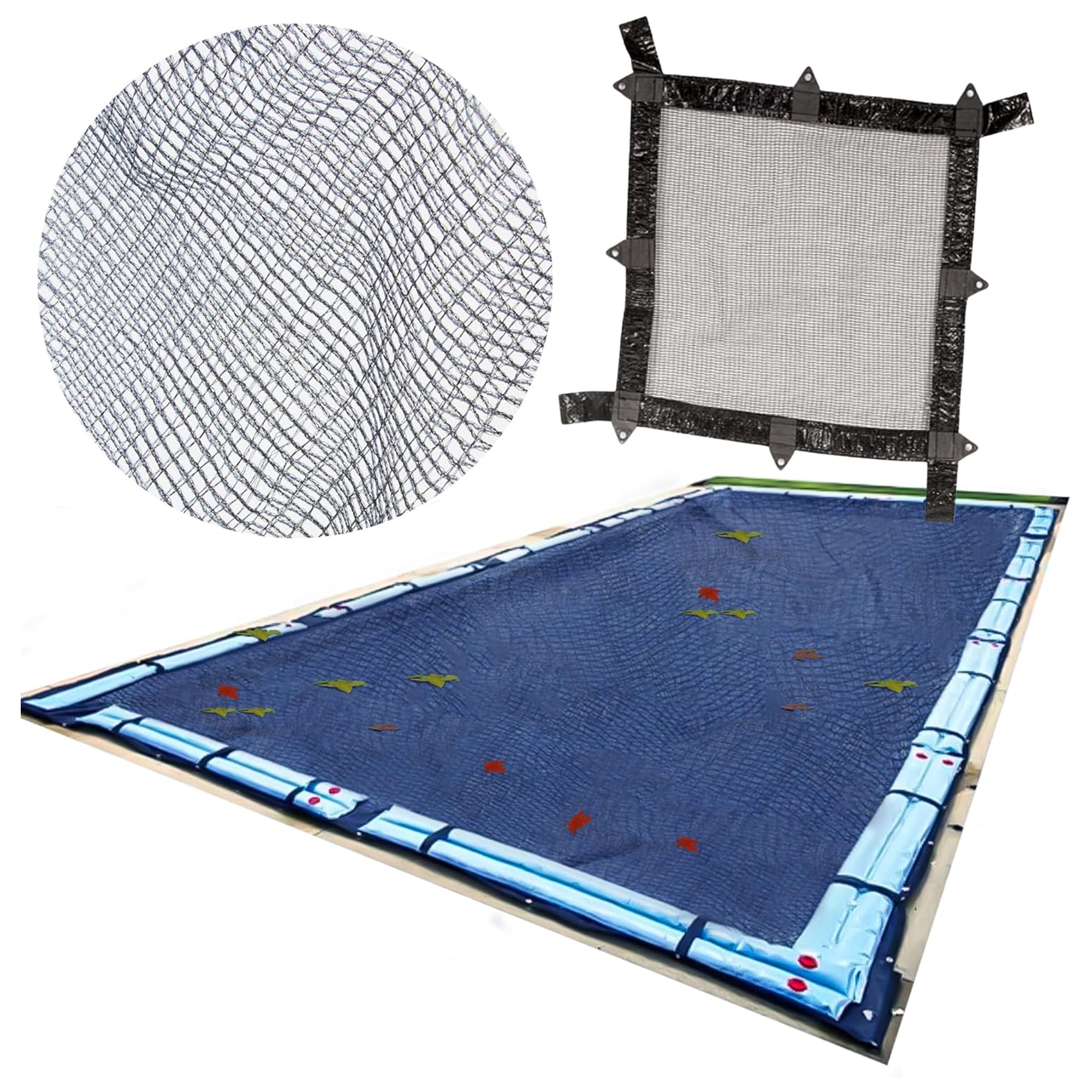 Swimline Hydrotools Leaf Net Winter Pool Cover for 16x36 Ft Above Ground Pools