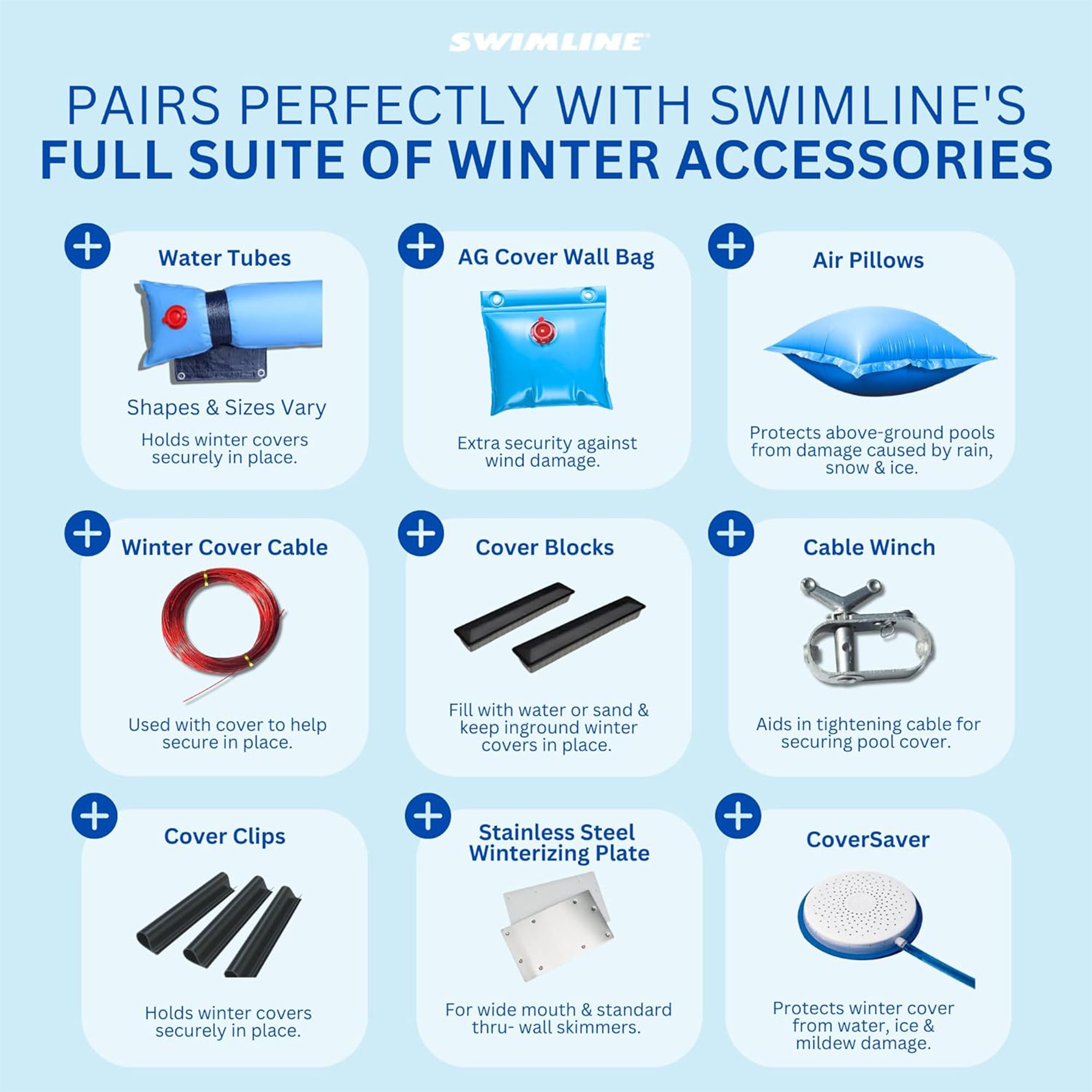 Swimline Hydrotools Leaf Net Winter Pool Cover for 16x36 Ft Above Ground Pools