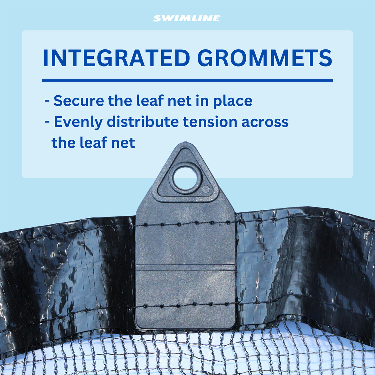 Swimline Hydrotools Leaf Net Winter Pool Cover for 18x40 Ft Above Ground Pools - VMInnovations