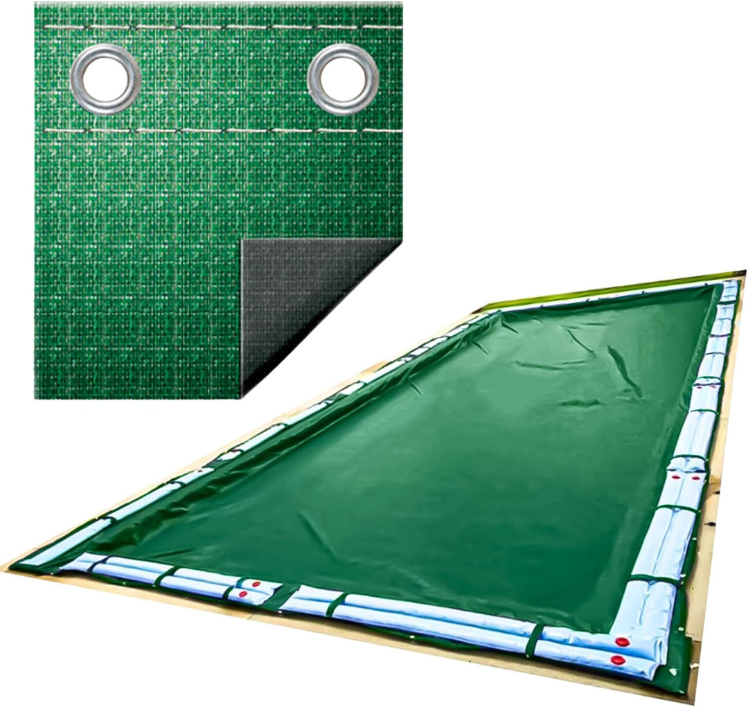 Swimline Hydrotools Supreme Guard Winter Pool Cover for 20x36 Ft Inground Pools - VMInnovations