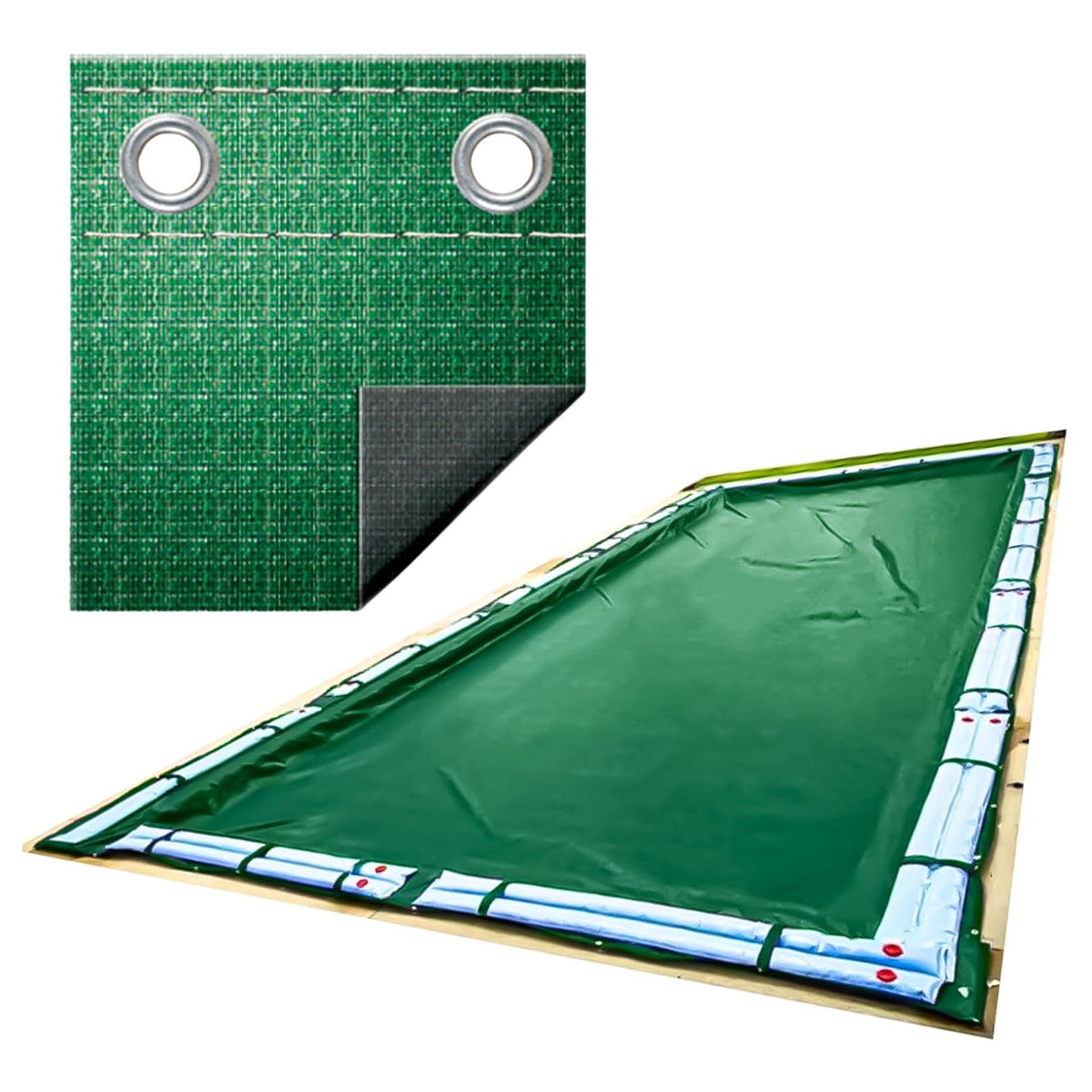 Swimline Hydrotools Supreme Guard Winter Pool Cover for 30x55 Ft Inground Pools