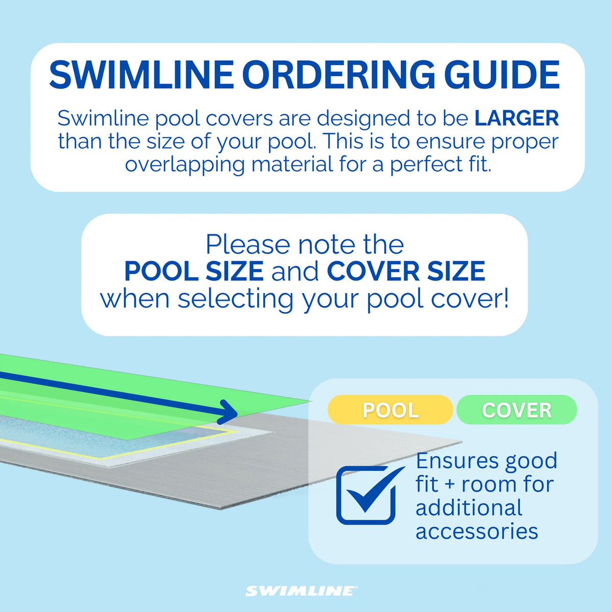 Swimline Hydrotools Supreme Guard Winter Pool Cover for 18x36 Ft Inground Pools
