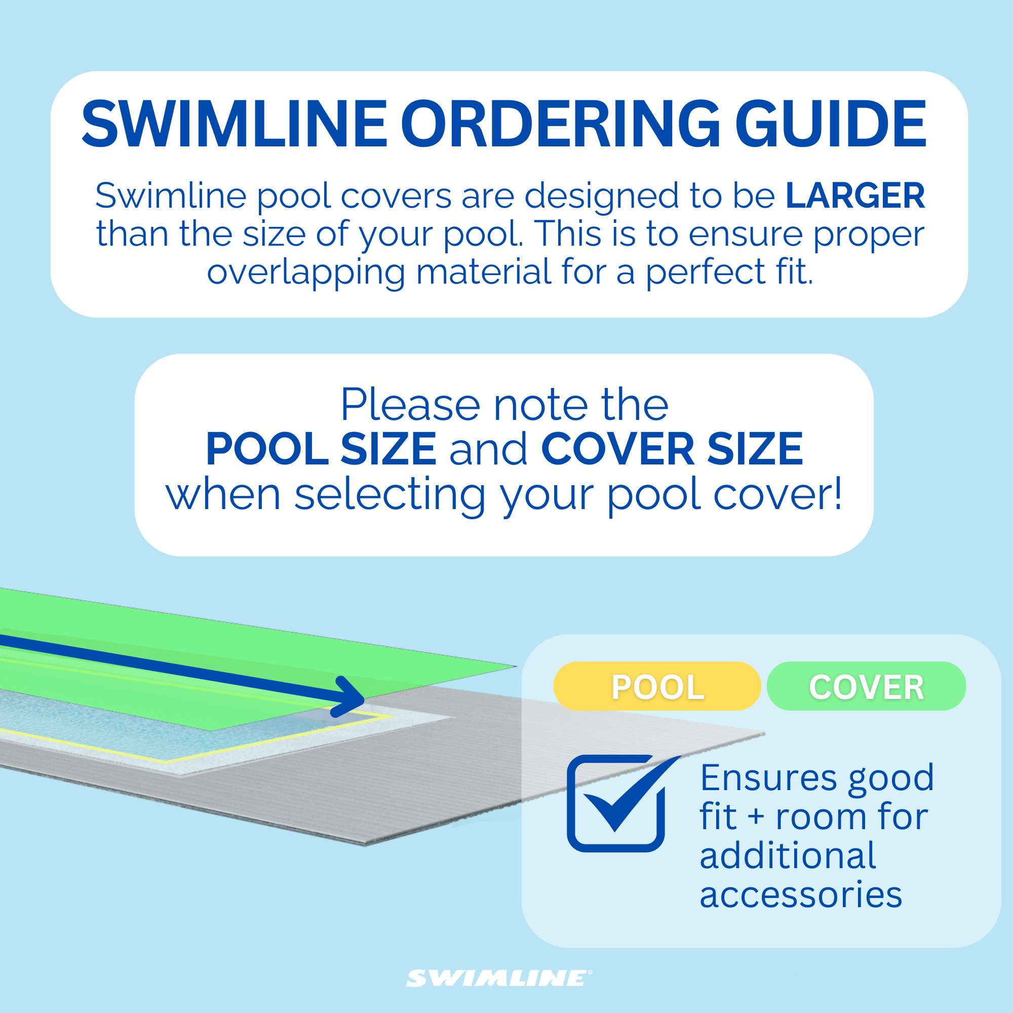 Swimline Hydrotools Winter Pool Cover for 20 x 45 Ft Inground Pools (Open Box)