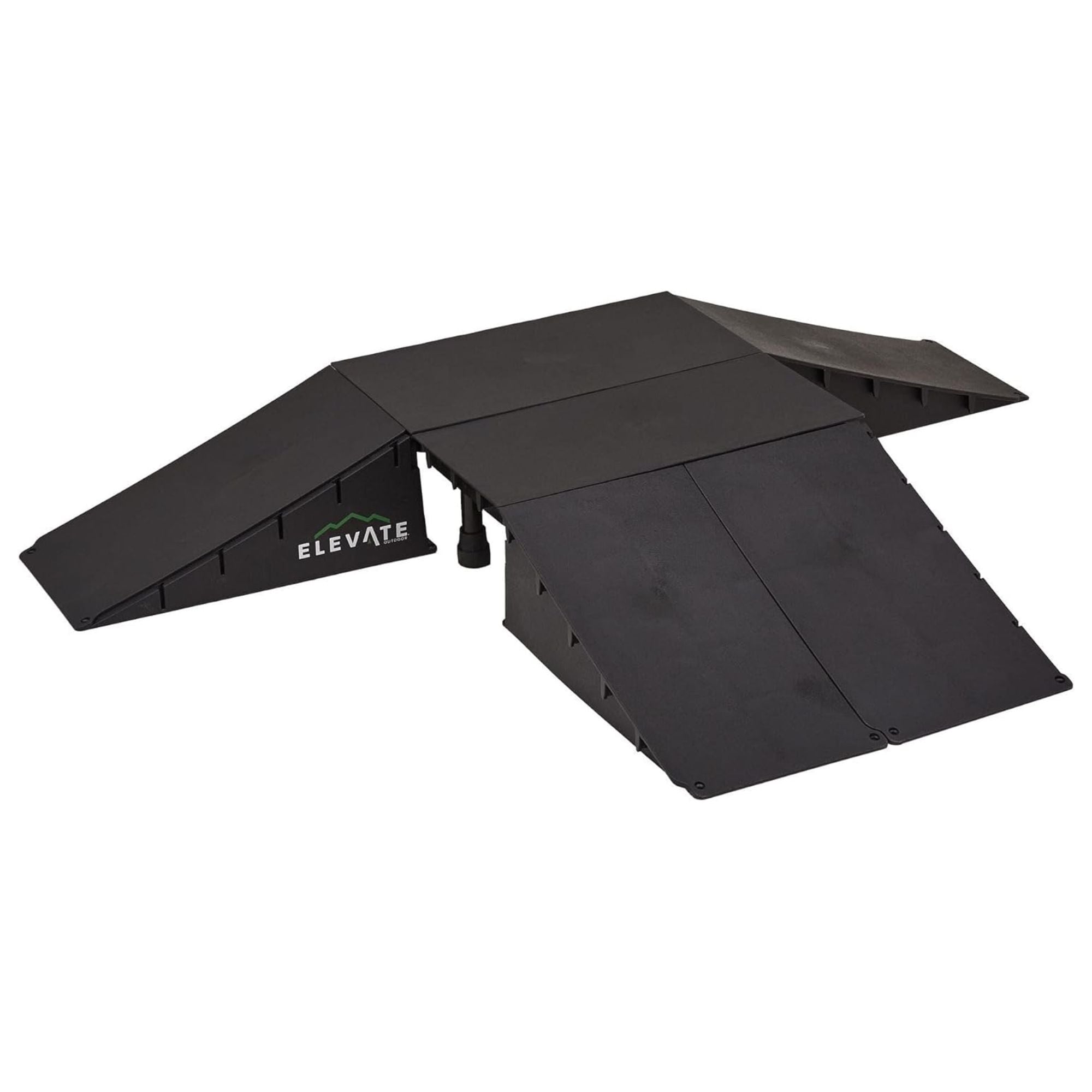 Elevate Outdoor Mini Skateboard Ramp 10-Piece Set with EZ-Link Setup, Orange - VMInnovations