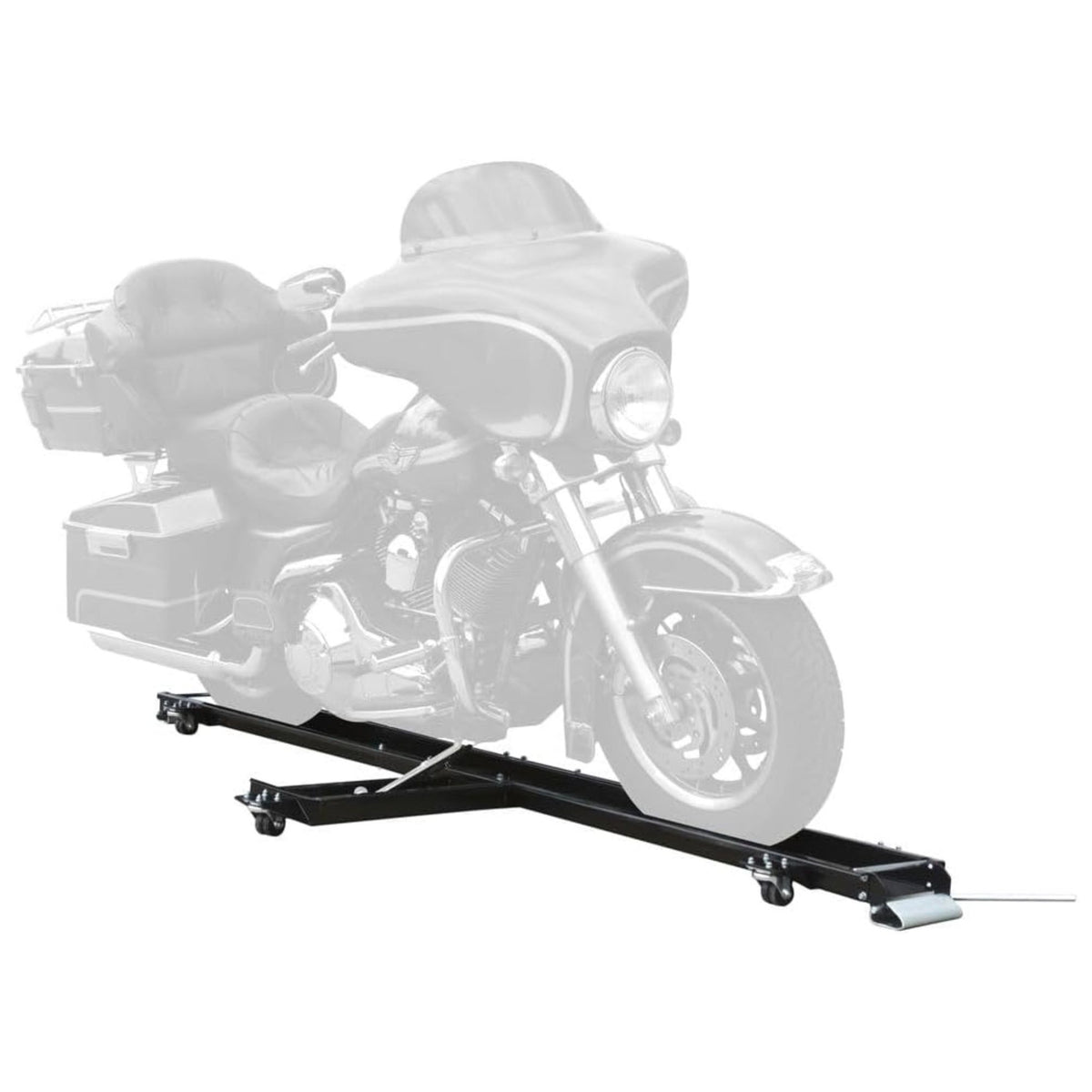 Black Widow Heavy Duty Motorcycle Dolly & Cruiser Garage Storage Ramp (Open Box)