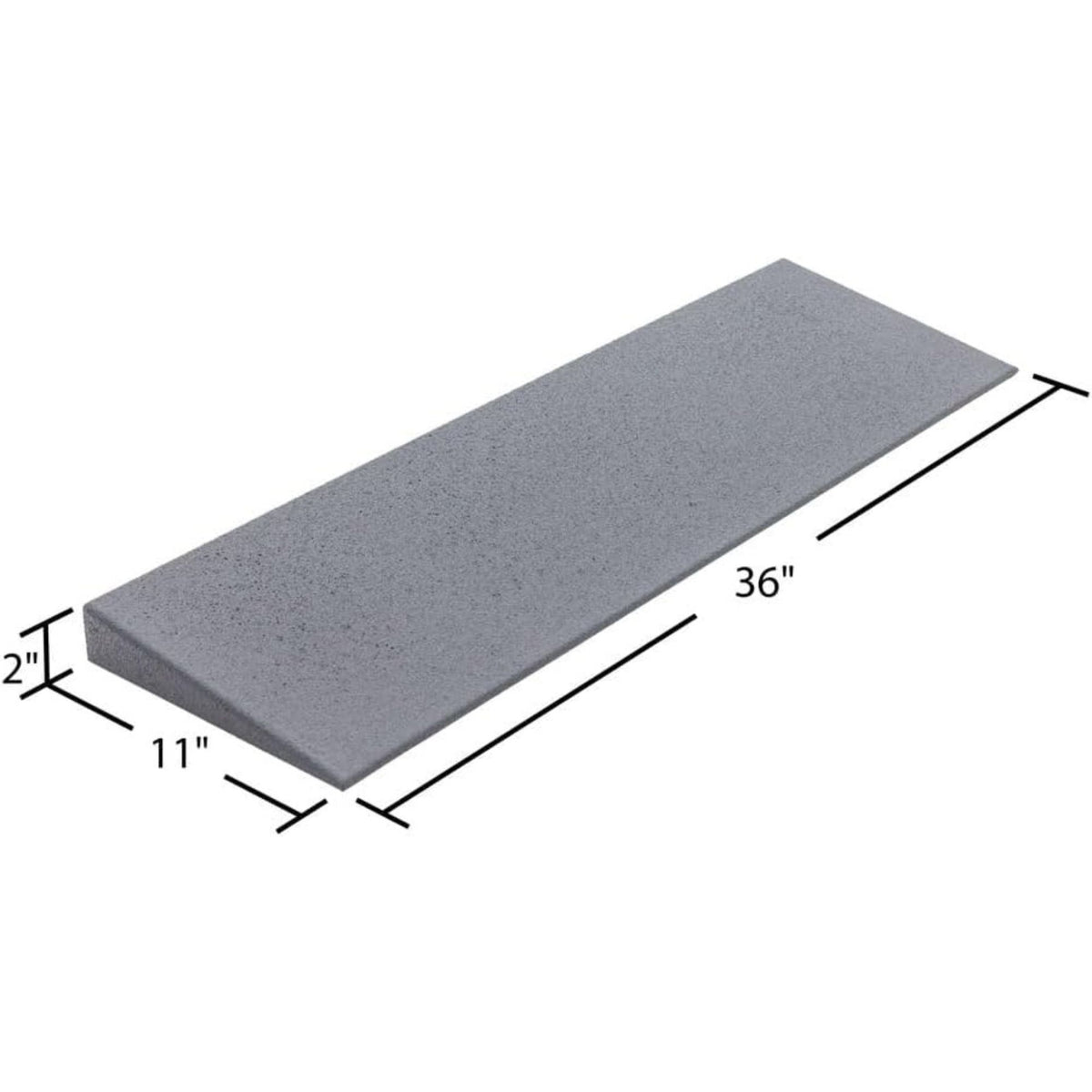 VersaRamp Lightweight Foam Threshold Ramp for Wheelchairs 2" Rise Gray(Open Box) - VMInnovations