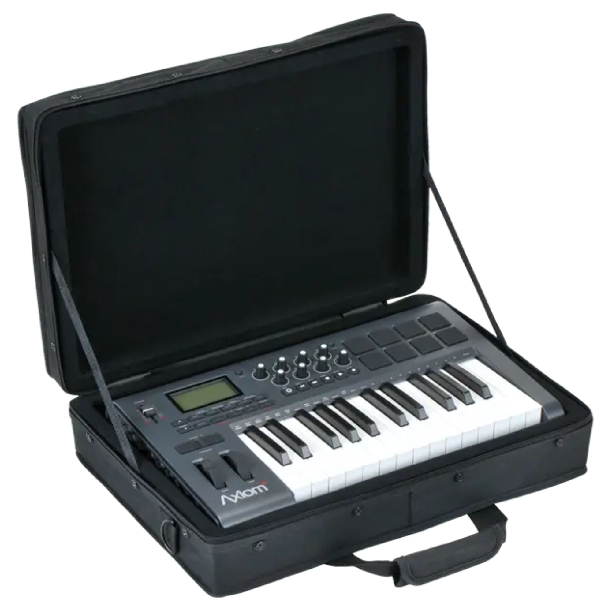 SKB 19”x13” DJ Controller & Small MIDI Keyboard Soft Case Padded Bag, Black - VMInnovations