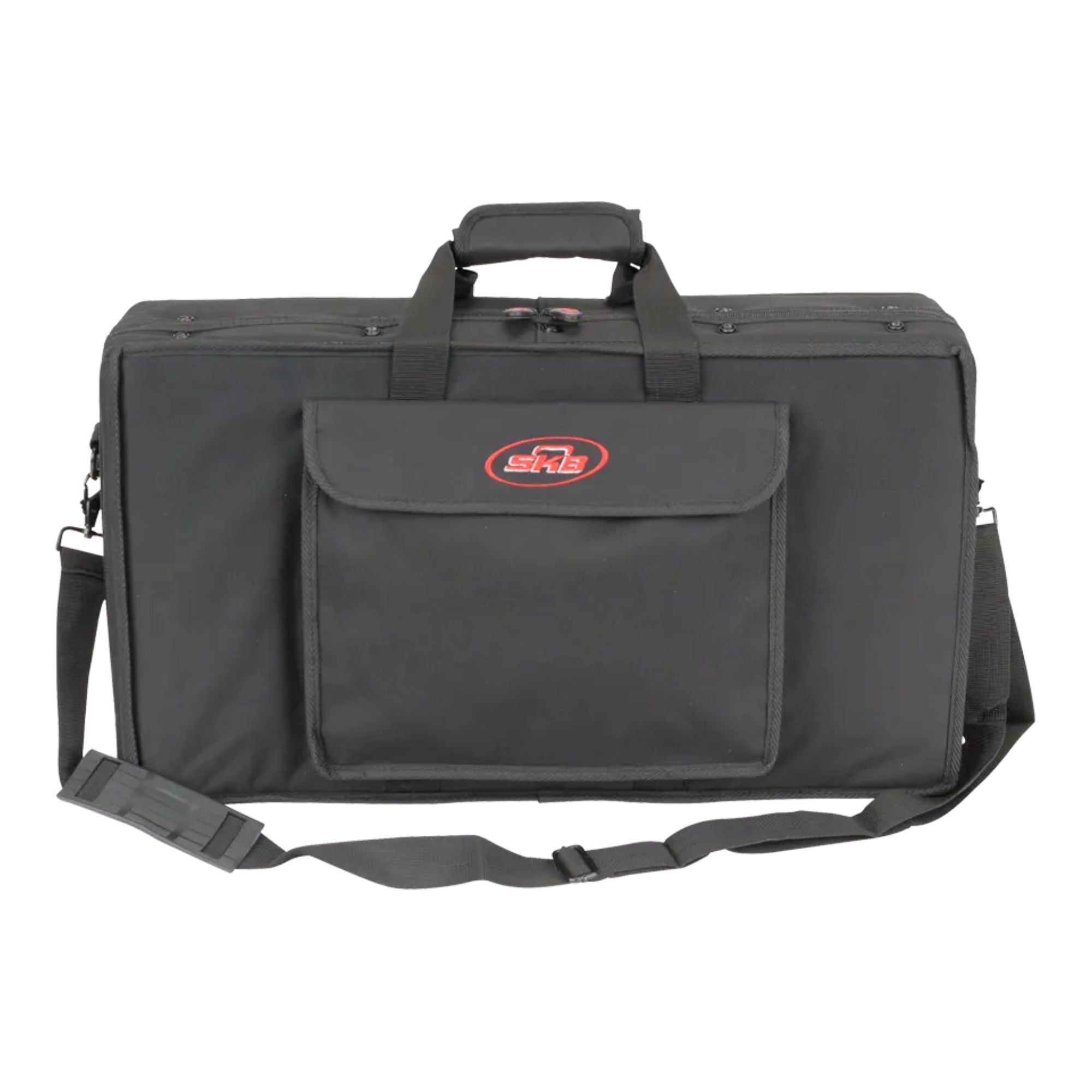 SKB 21”x 11” DJ Foot Controller Small MIDI Keyboard Soft Case Padded Bag, Black