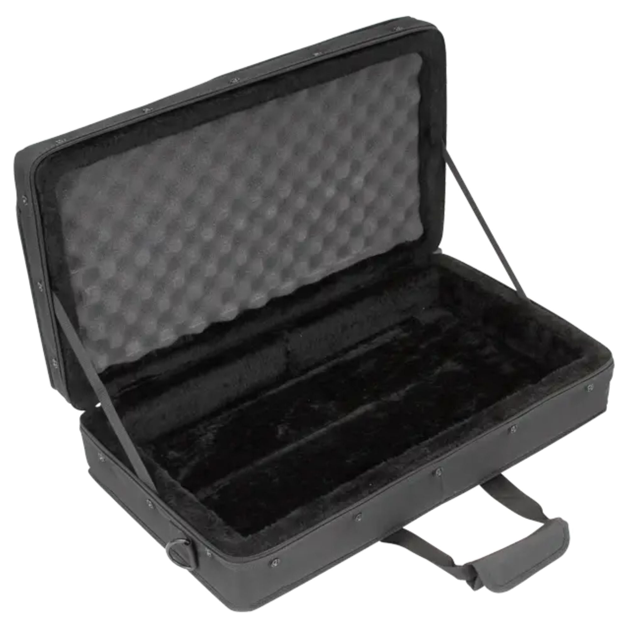SKB 21”x 11” DJ Foot Controller Small MIDI Keyboard Soft Case Padded Bag, Black