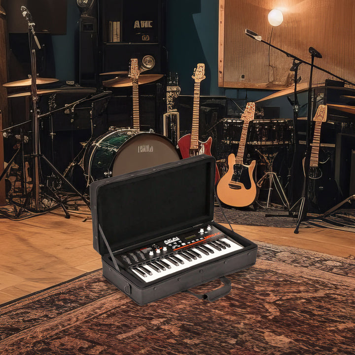 SKB 23”x11” DJ Controller & Small MIDI Keyboard Soft Case Padded Bag, Black - VMInnovations