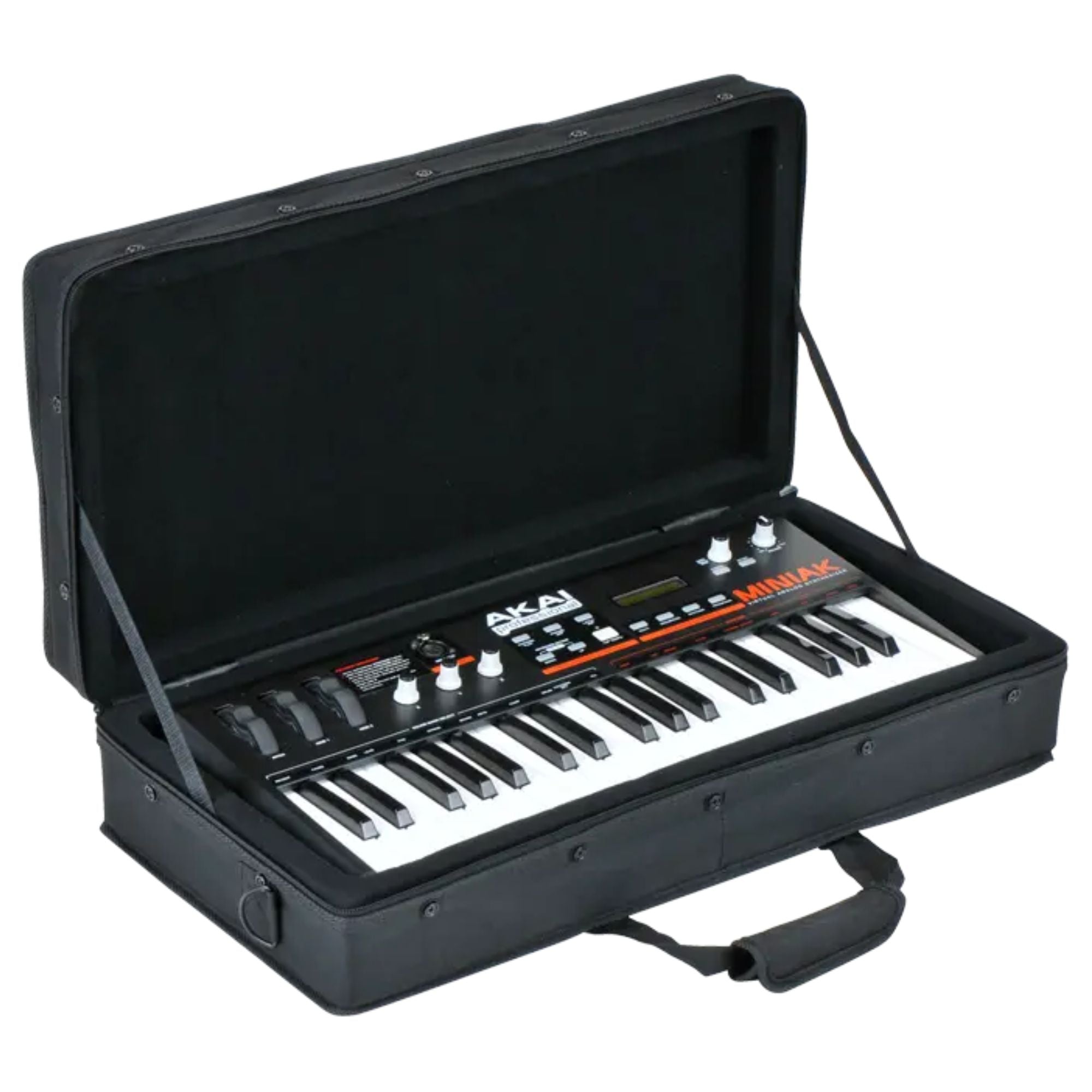 SKB 23”x11” DJ Controller & Small MIDI Keyboard Soft Case Padded Bag, Black - VMInnovations