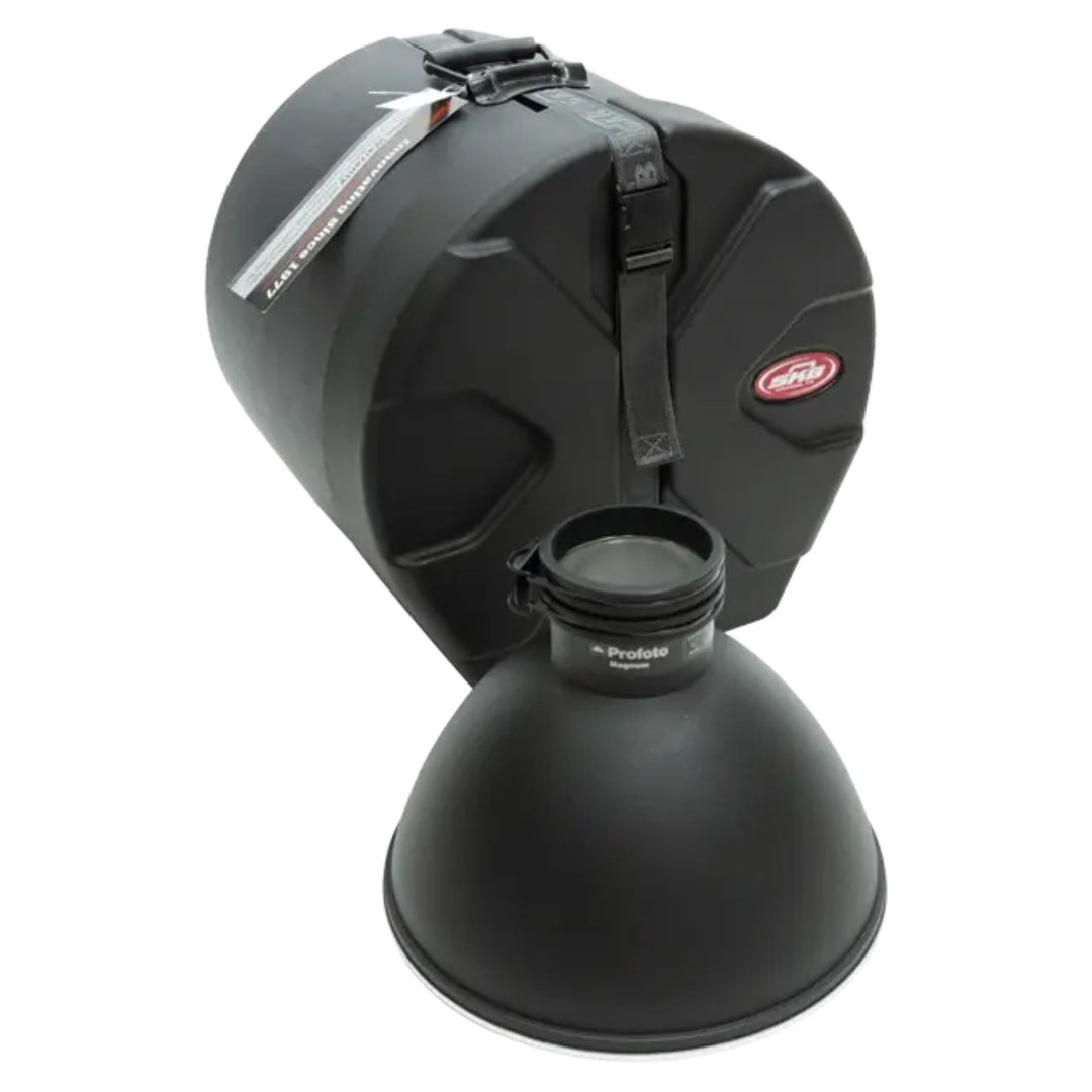SKB 12" x 12" Tom Case with Padded Interior and D-Shaped Drum Design, Black - VMInnovations