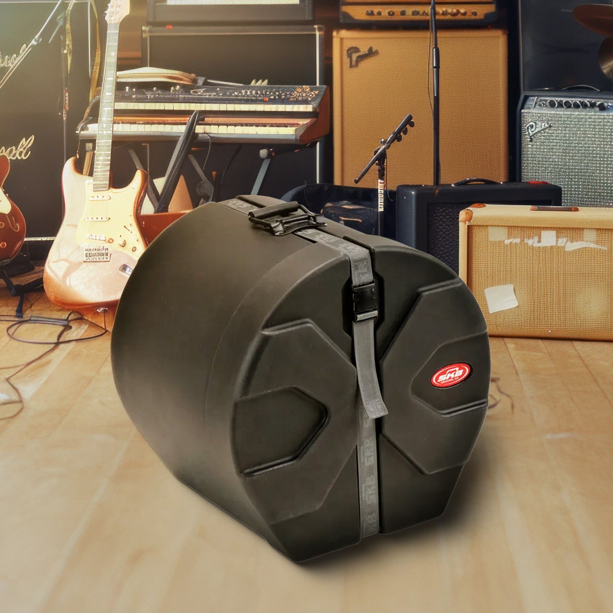 SKB 12" x 14" Tom Case w/Padded Interior & D-Shaped Drum Design (Open Box) - VMInnovations
