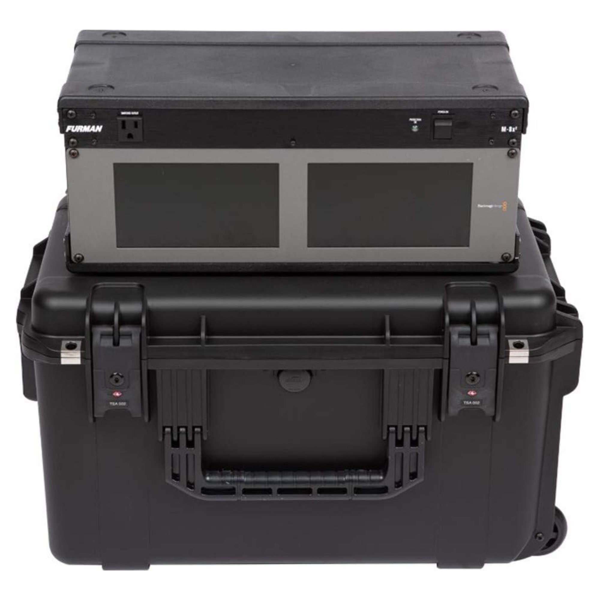 SKB iSeries 4U Shallow Fly Rack, Waterproof Polypropylene Hard Case, 9 Inch - VMInnovations