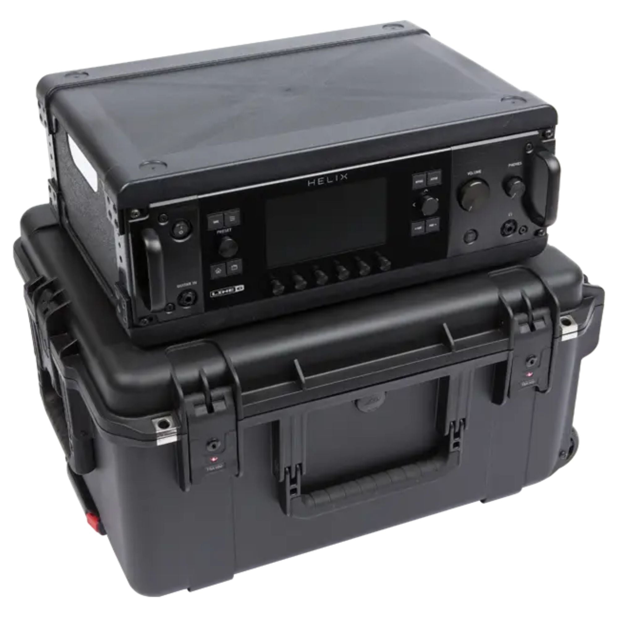 SKB 3U iSeries 13" Injection Molded Fly Rack with Built-In Wheels and Handle - VMInnovations