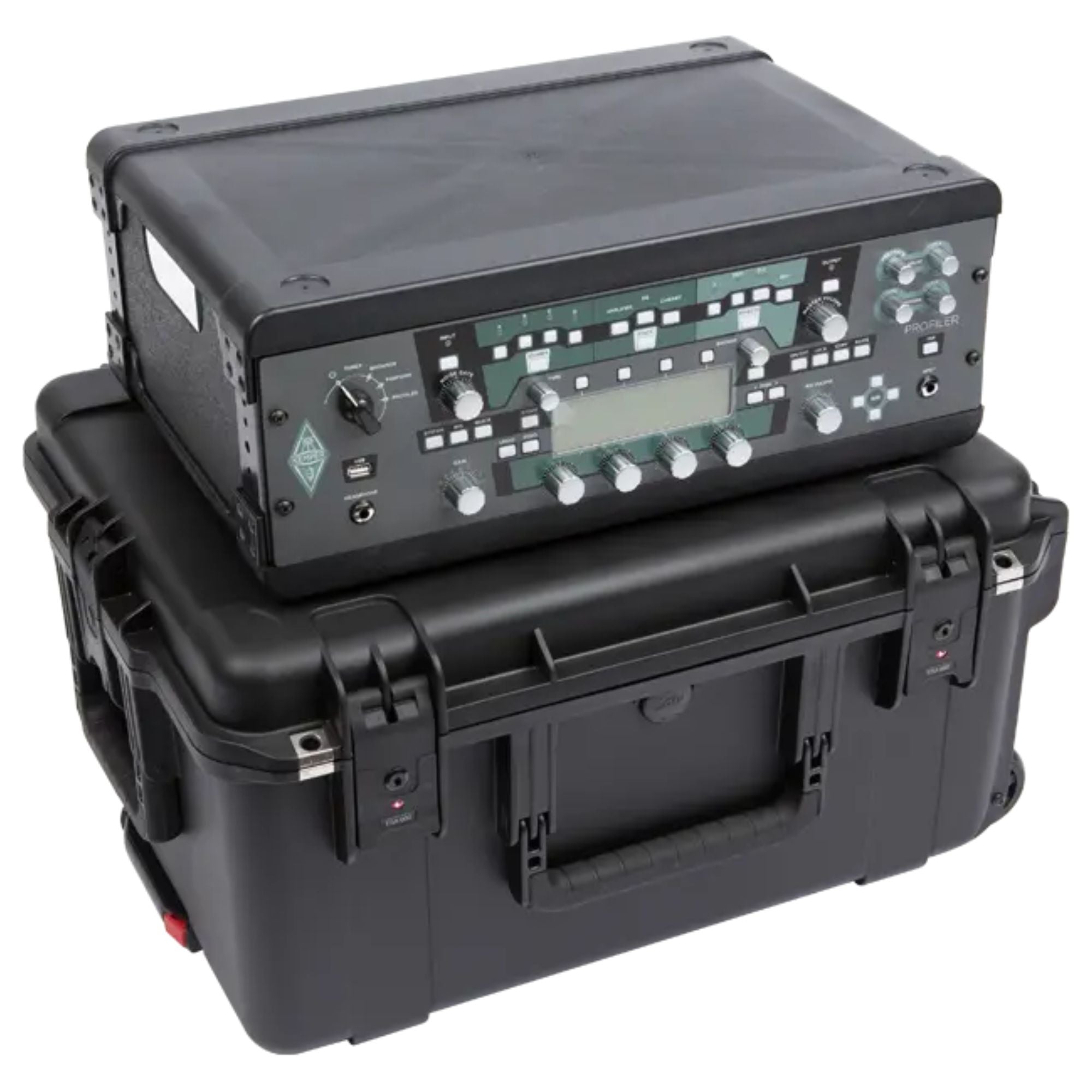 SKB 3U iSeries 13" Injection Molded Fly Rack with Built-In Wheels and Handle - VMInnovations