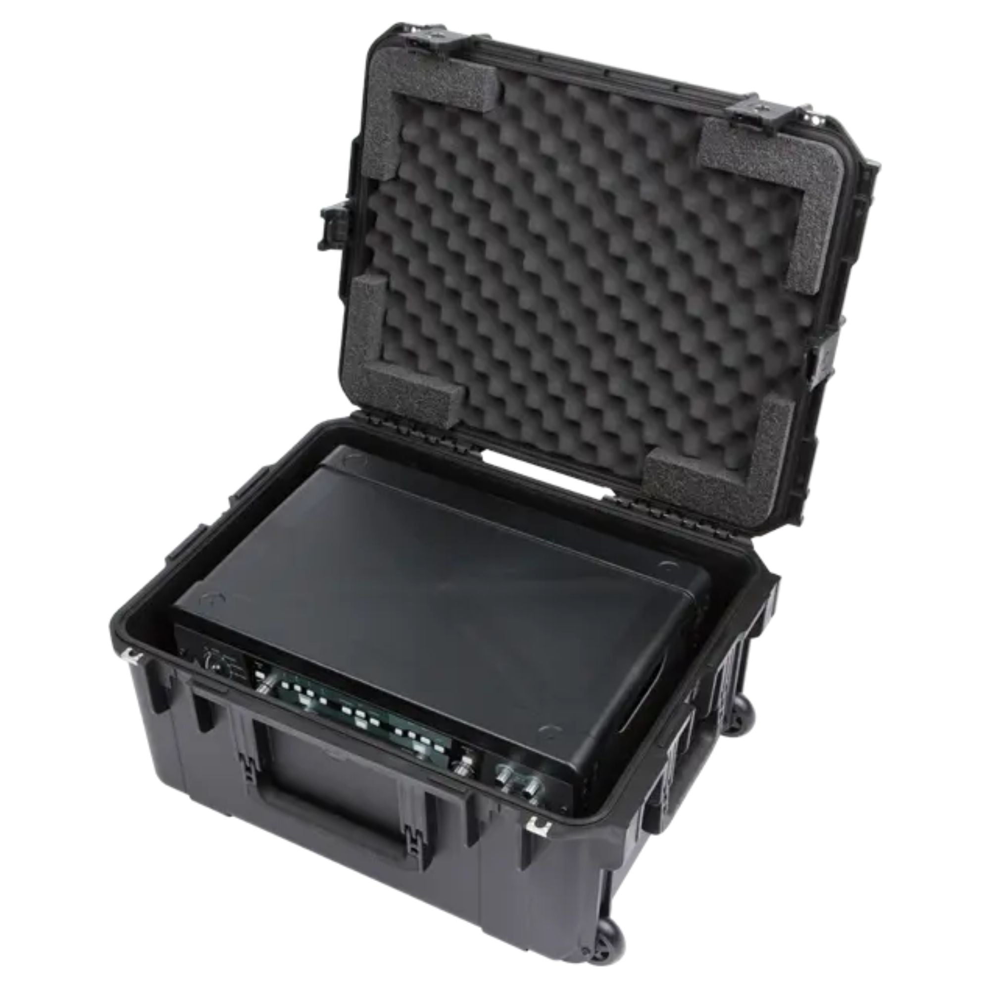 SKB 3U iSeries 13" Injection Molded Fly Rack with Built-In Wheels and Handle - VMInnovations