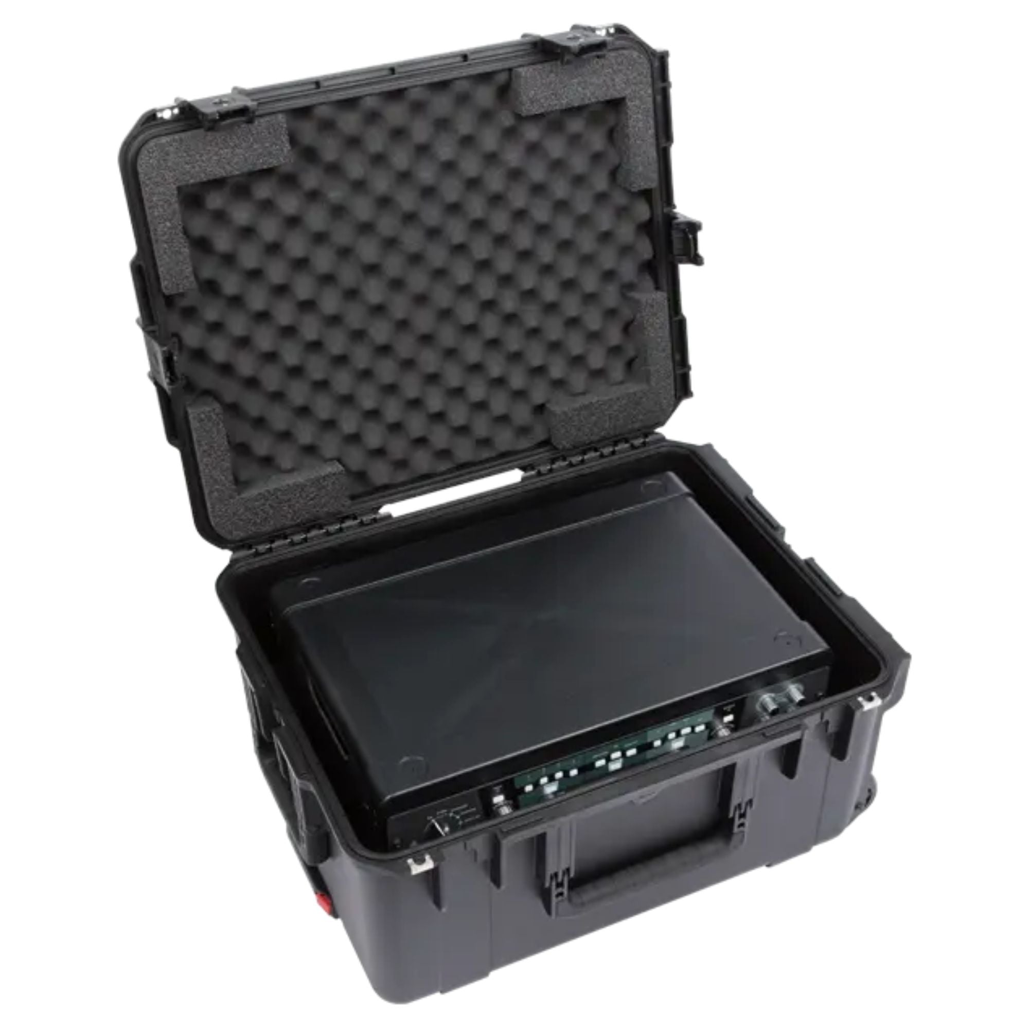 SKB 3U iSeries 13" Injection Molded Fly Rack with Built-In Wheels and Handle - VMInnovations