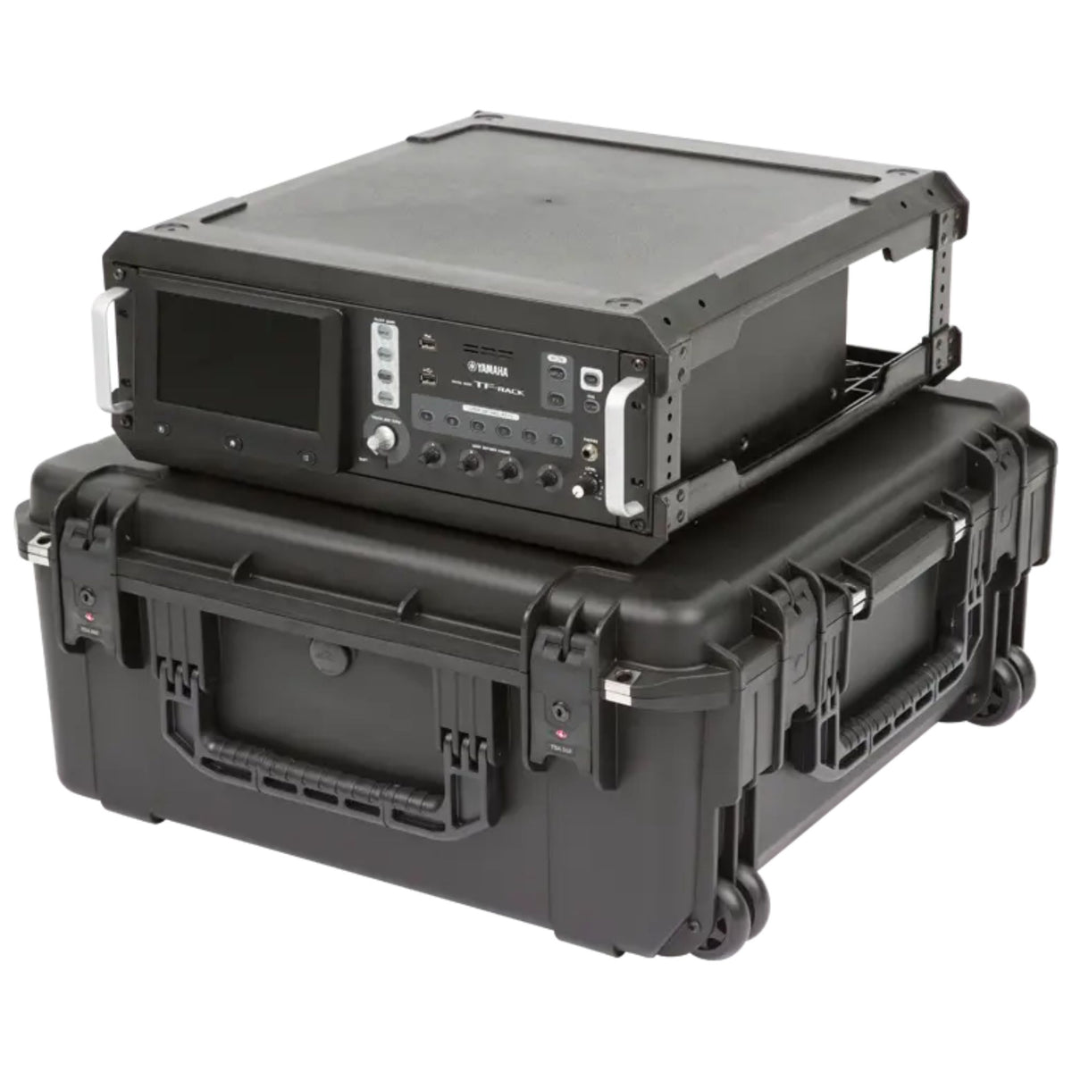 SKB iSeries 3U Fly Rack, Waterproof Polypropylene Hard Case for Storage, 20 Inch - VMInnovations