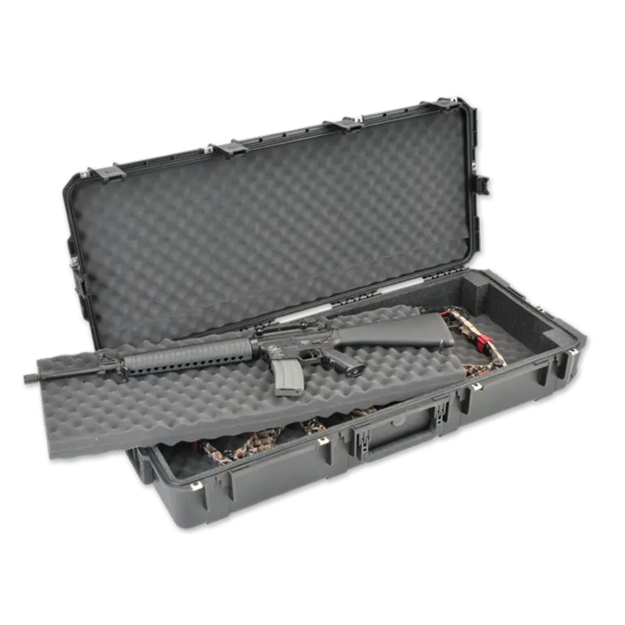 SKB Cases Waterproof Double Bow/Short Rifle Case Durable Protection, Desert Tan - VMInnovations