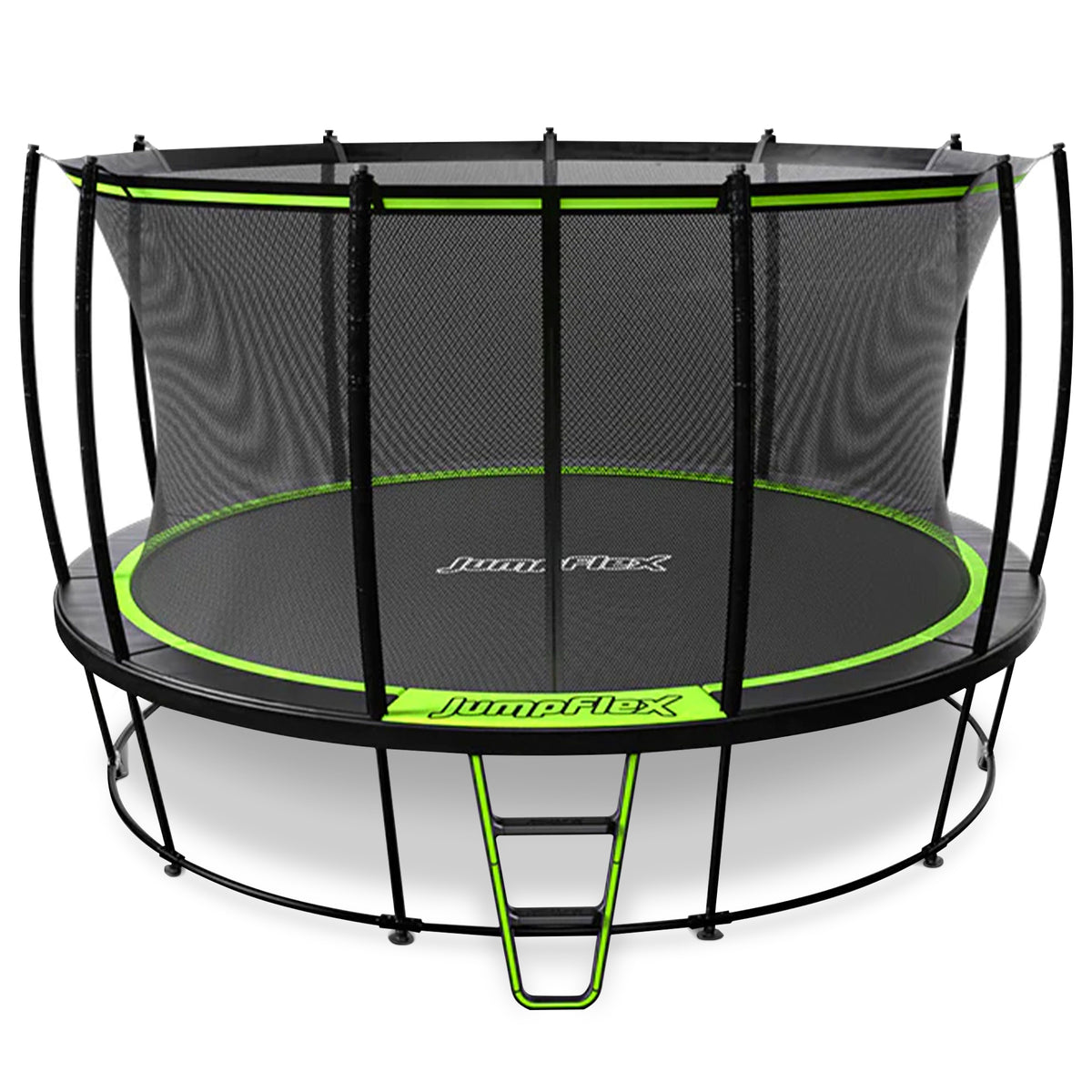 JumpFlex HERO 14' Trampoline Outdoor Activity Set with SMARTSHADE Canopy Cover