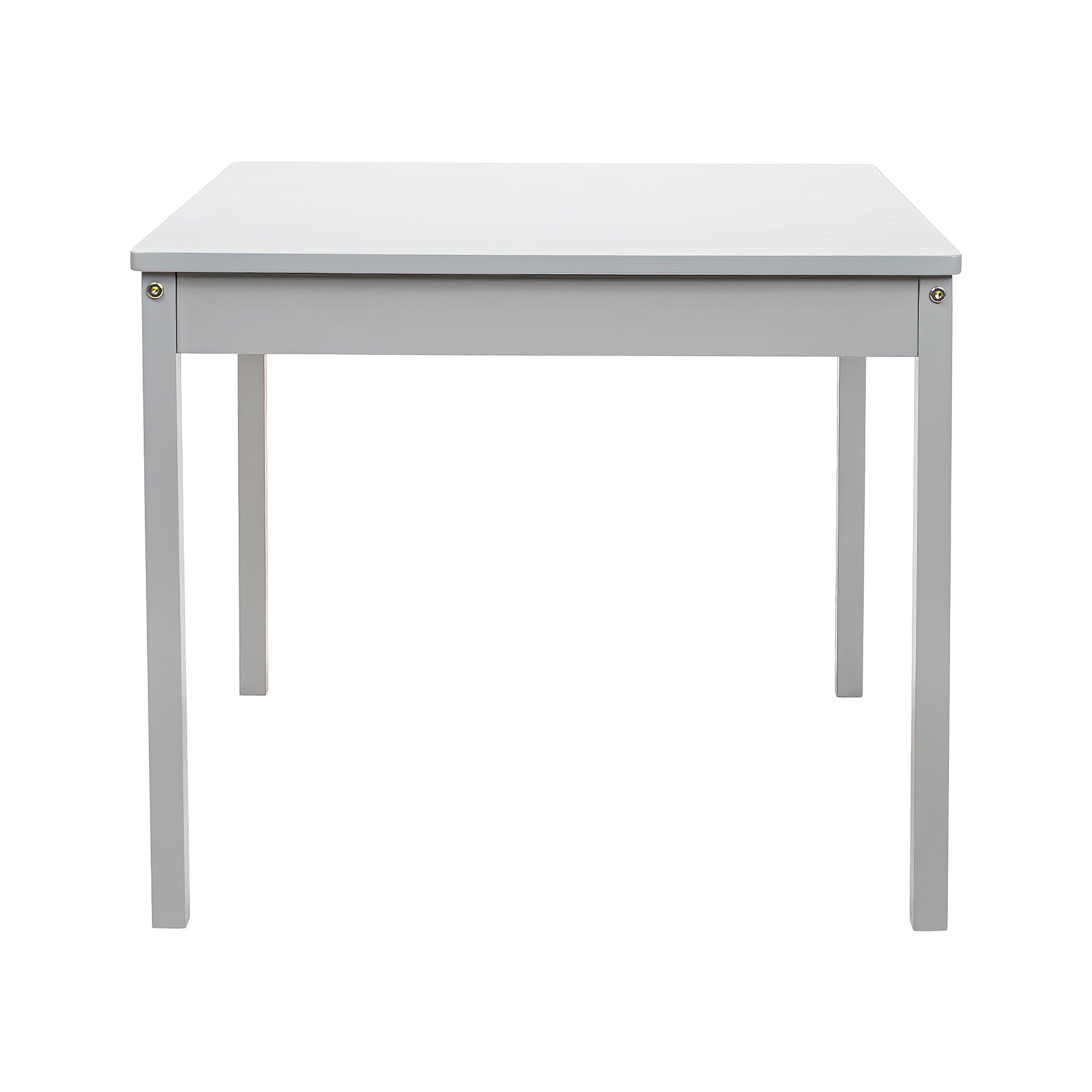 PJ Wood Children's Table and 2 Chairs Set for Kids Ages 1-5 Years Old (Open Box)