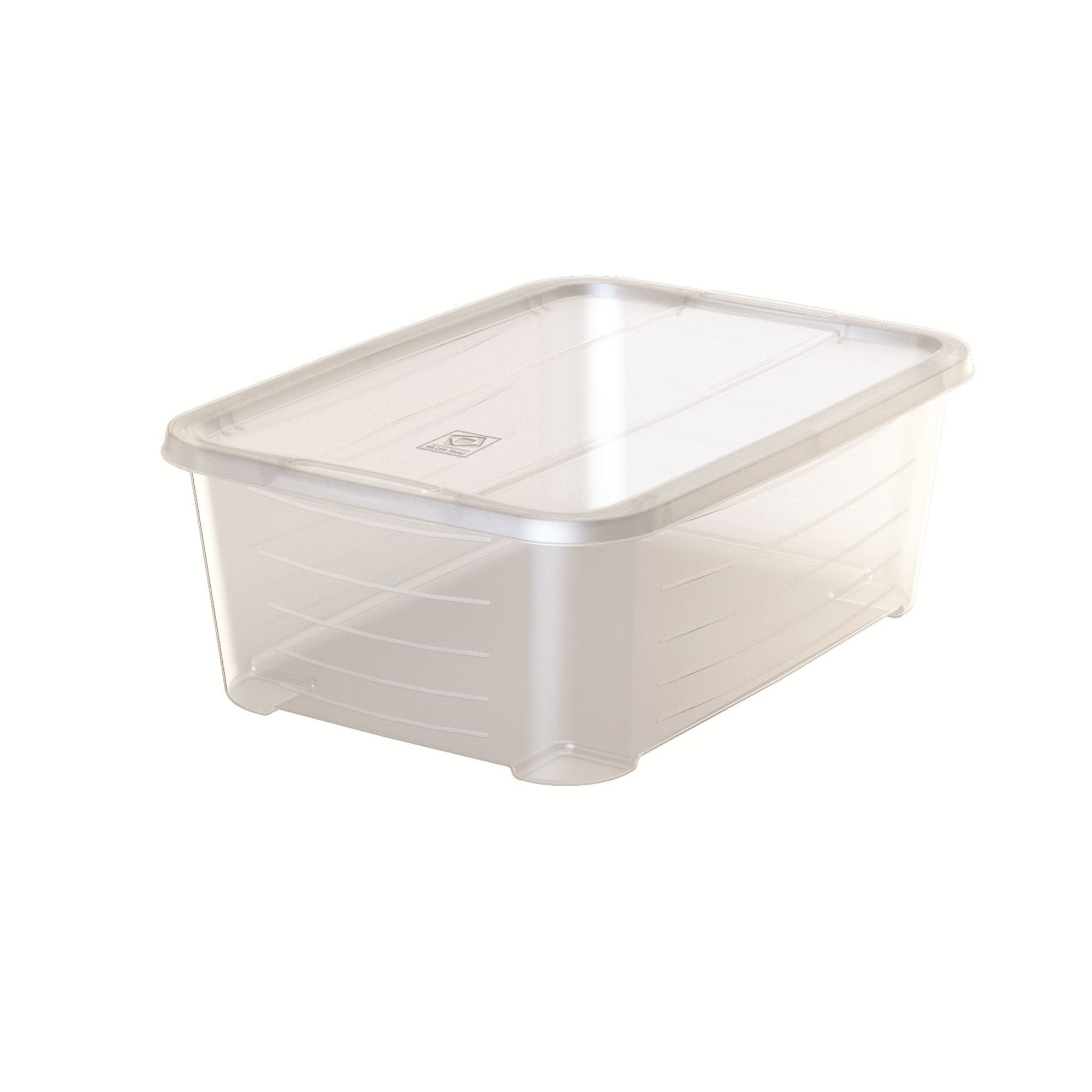 Life Story Plastic Lidded Storage Box for Closet Organization, 12 Quart, 6 Pack - VMInnovations