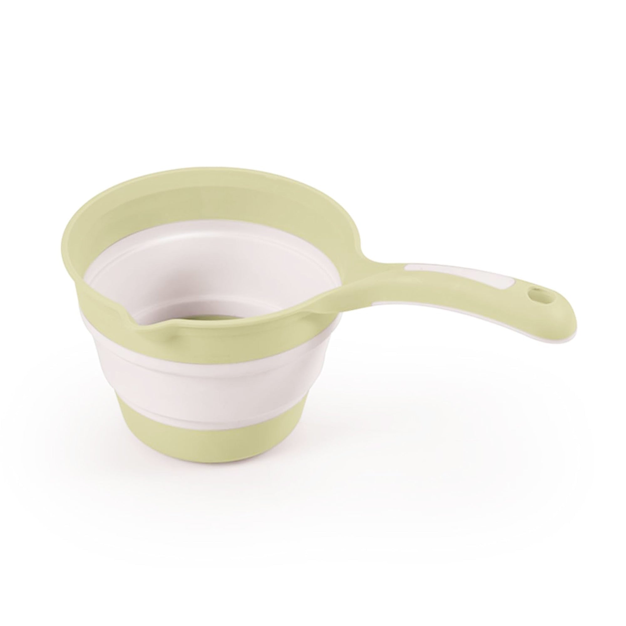 DOLU NUVE Foldable Bath Ladle for Compact Toddler Wash Tub, Ages 6+ Months, Eco Green - VMInnovations