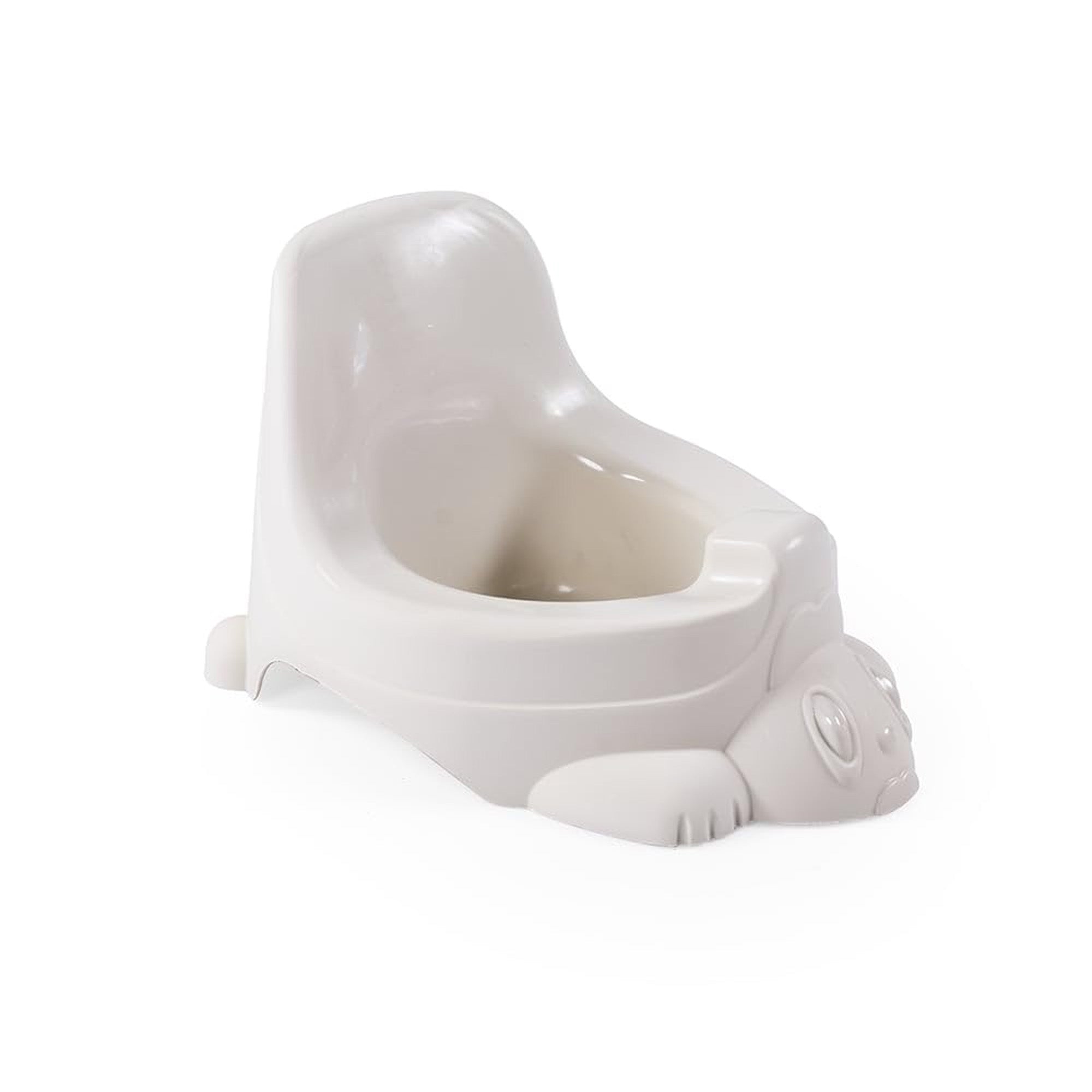 Dolu Nuve Portable Potty for Toddlers 18+ Months with Bunny-Themed Design, Beige - VMInnovations