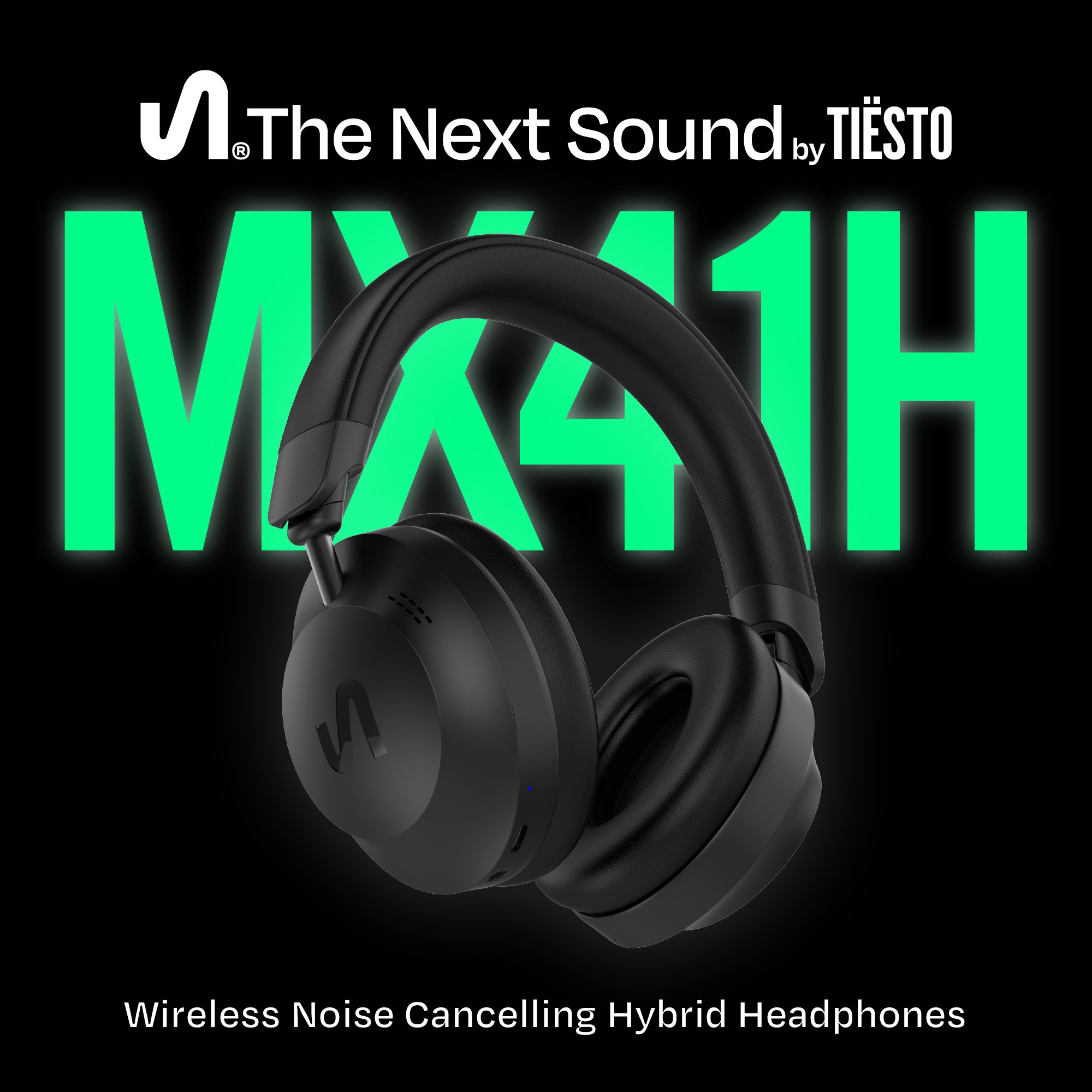 The Next Sound by Tiesto Over-Ear Wireless Noise Cancelling Headphones, MX41H - VMInnovations