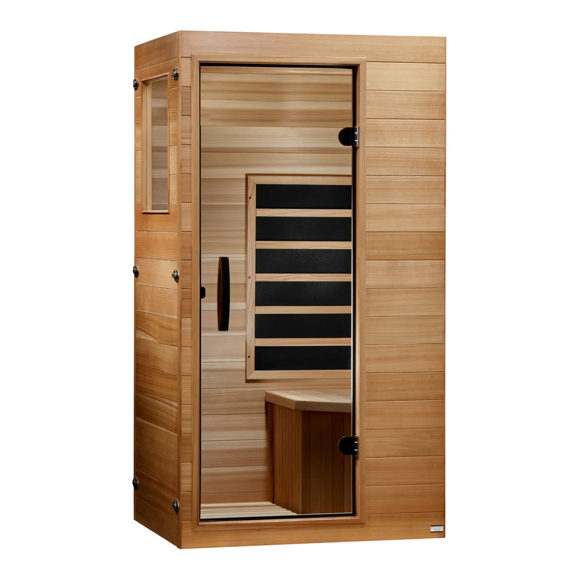 Dynamic Saunas Elite 1 Person Compact Ultra Low EMF FAR Infrared Home Sauna - VMInnovations
