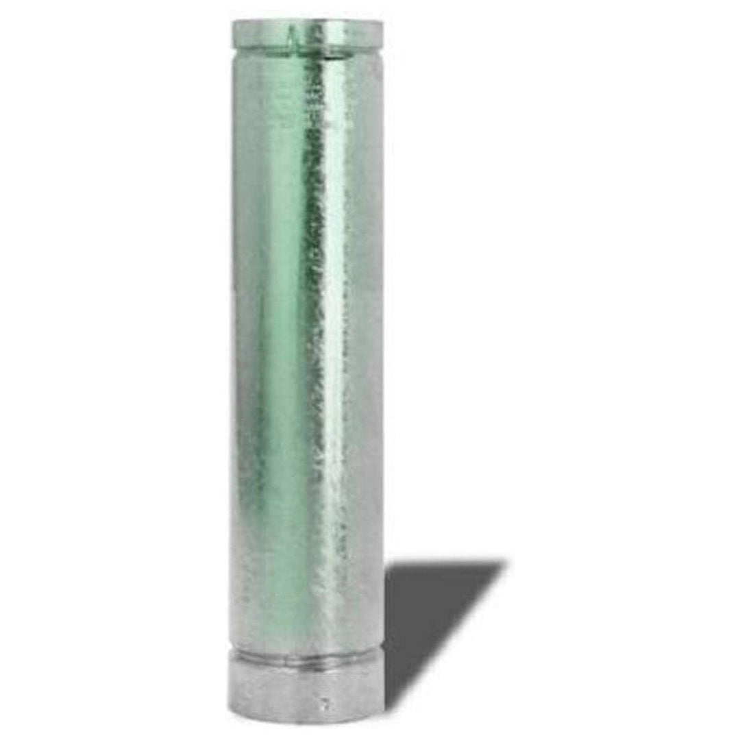 Selkirk 6" Diameter Round Type B Gas Chimney Vent Pipe 36" Length Silver, 106036 - VMInnovations