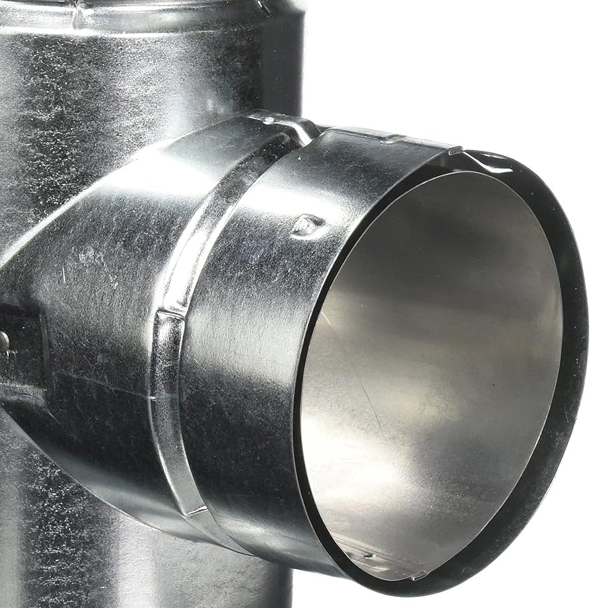 Selkirk 4" Diameter Round Tee, Aluminum Double Wall Type B Gas Vent, 104100 - VMInnovations