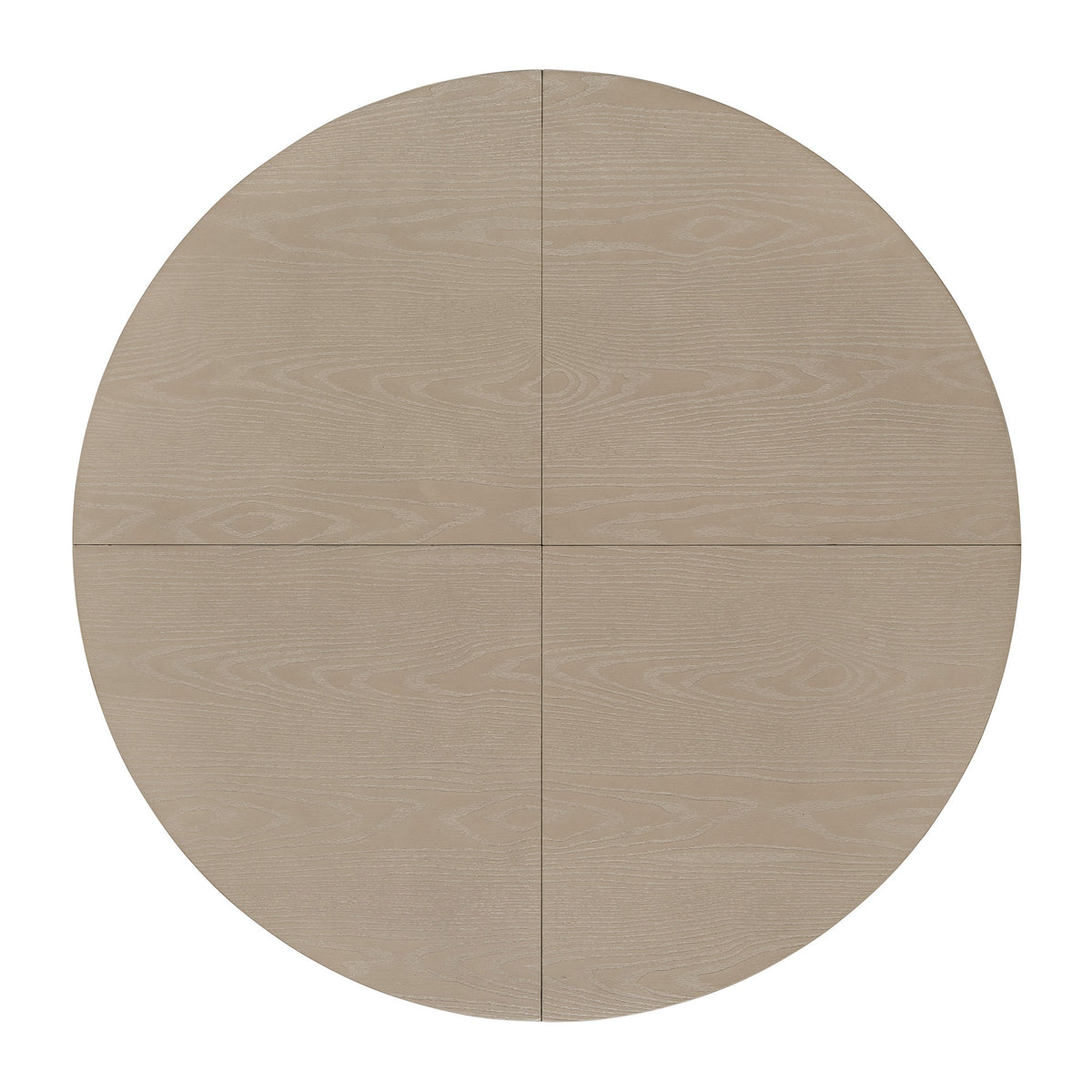 ROME + OAK Rumson 44" Modern Farmhouse Pedestal Dining Table, Beige (Open Box)