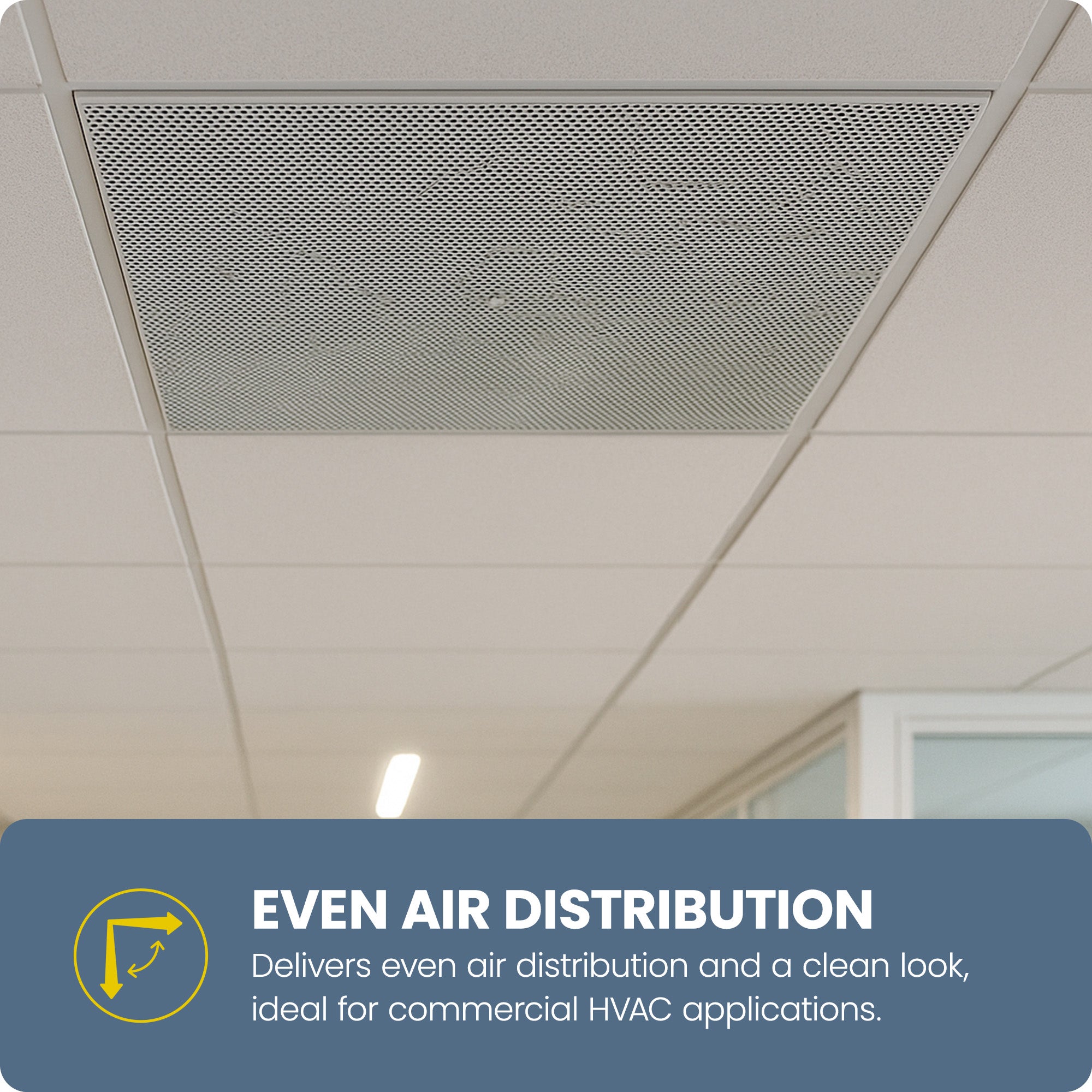 Hart & Cooley Steel Perforated Face Air Filter Grille, R4.2 Molded Insulation - VMInnovations