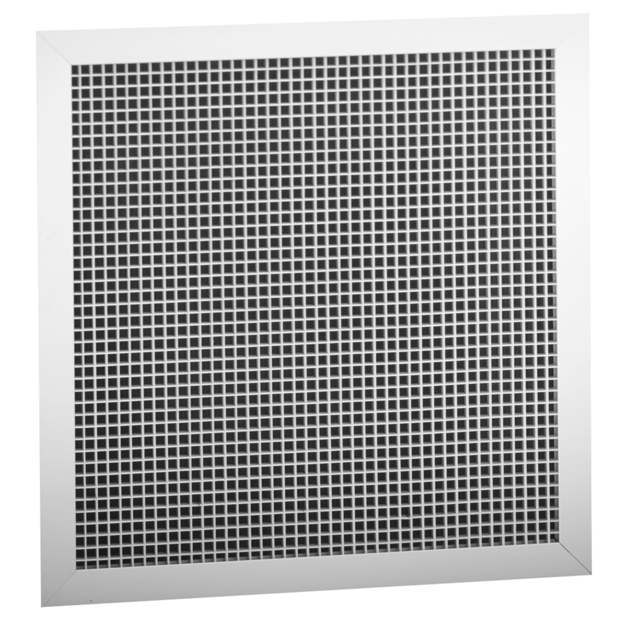 Hart & Cooley 22" X 10" Aluminum Eggcrate Style Face Return Air Grille, White - VMInnovations