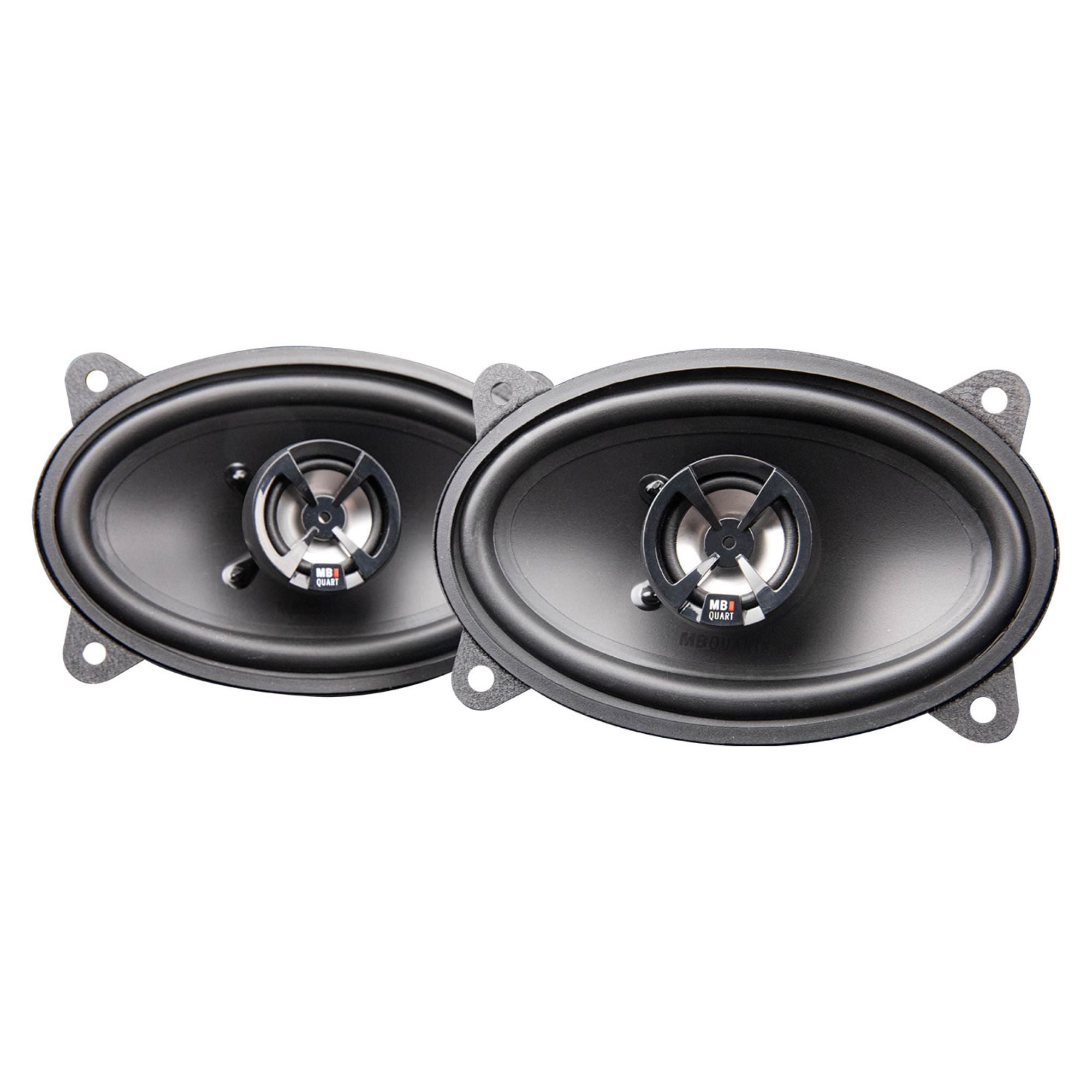 MB Quart 4x6-Inch 2 Way Car Audio Coaxial Speakers, 180W Peak Power, 88 dB, Pair - VMInnovations